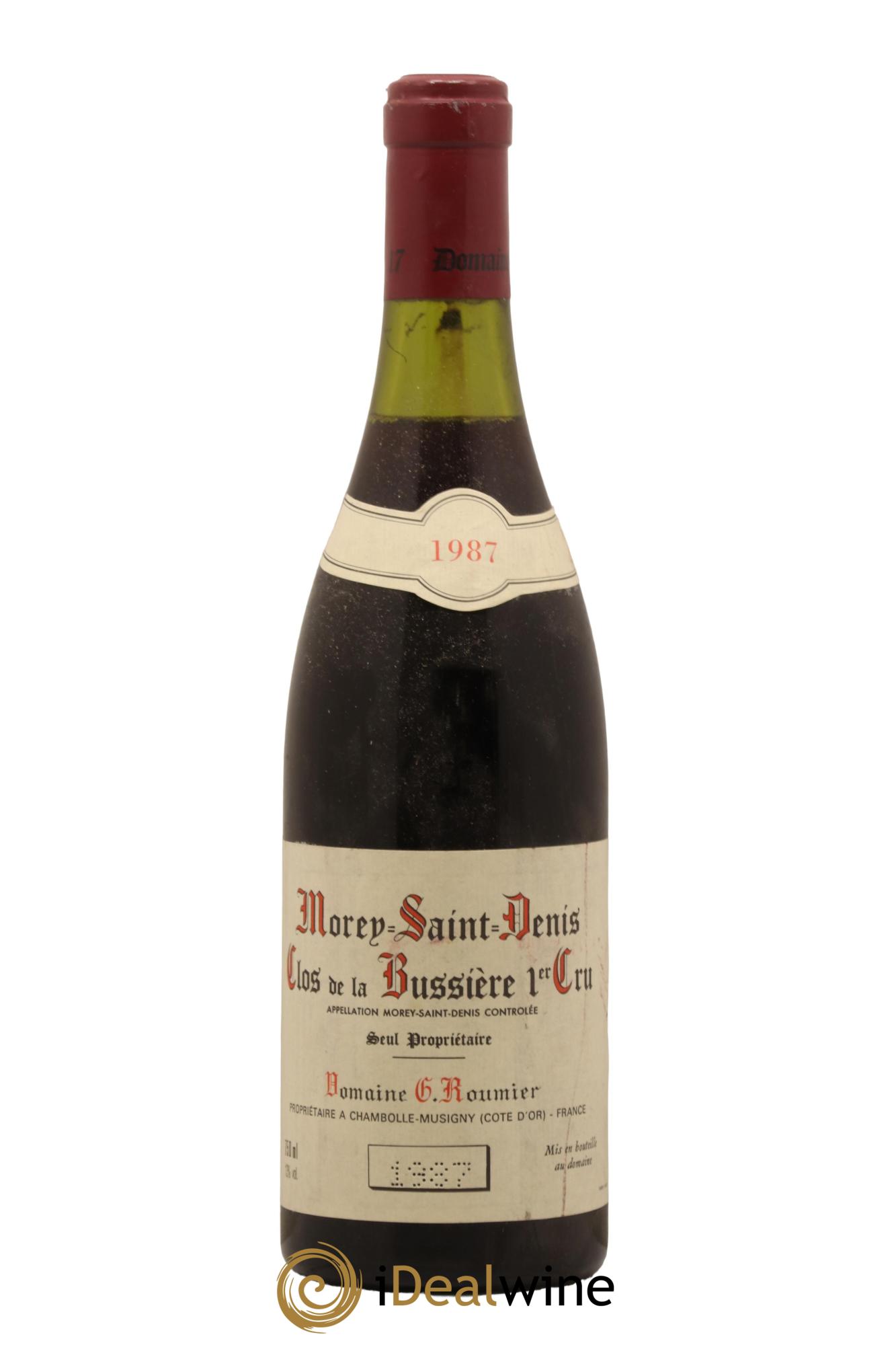 Morey Saint-Denis 1er Cru Clos de la Bussière Georges Roumier (Domaine) 1987 - Lot de 1 bouteille - 0