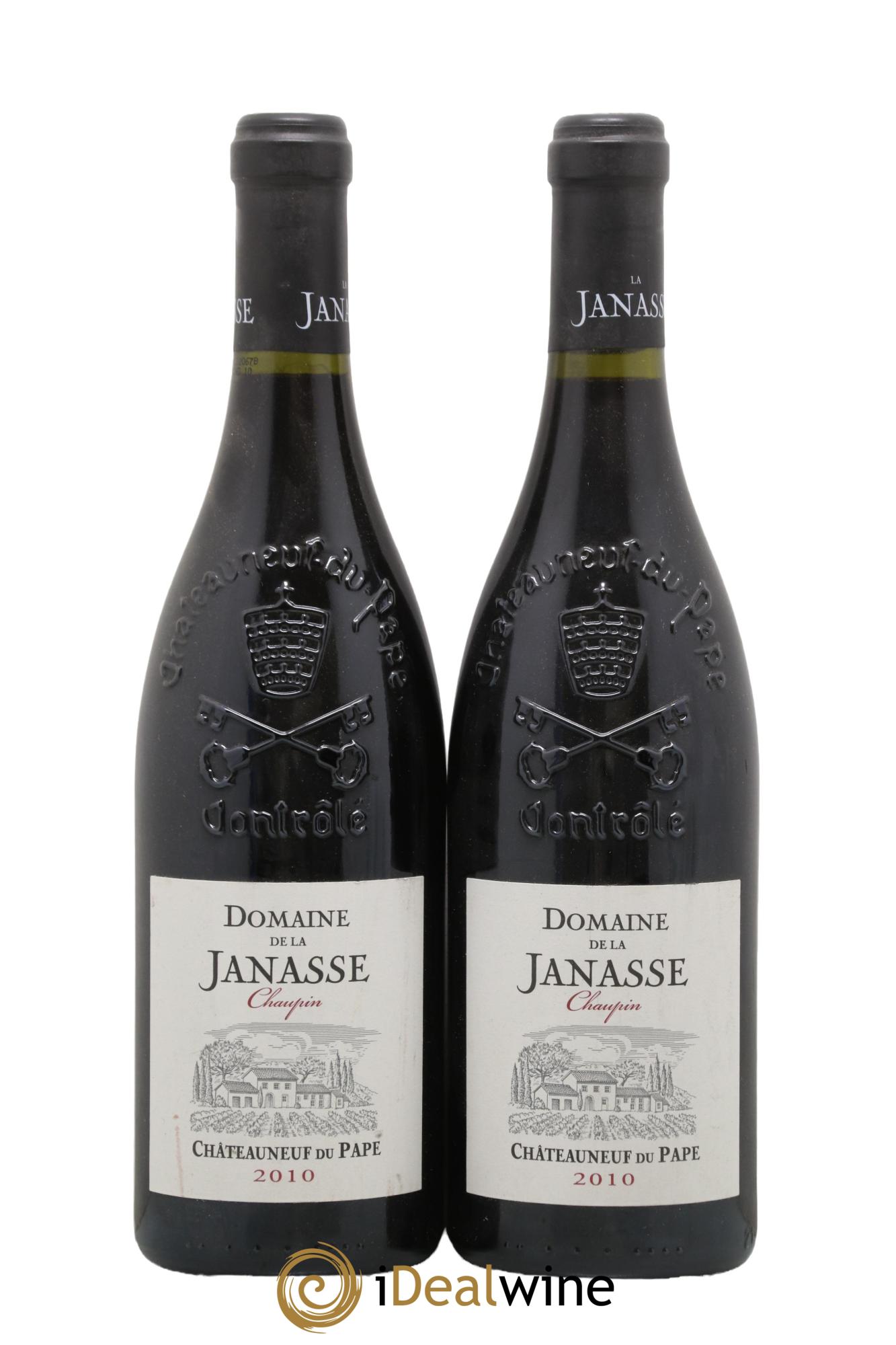 Châteauneuf-du-Pape Cuvée Chaupin La Janasse (Domaine de) 2010 - Lot de 2 bouteilles - 0