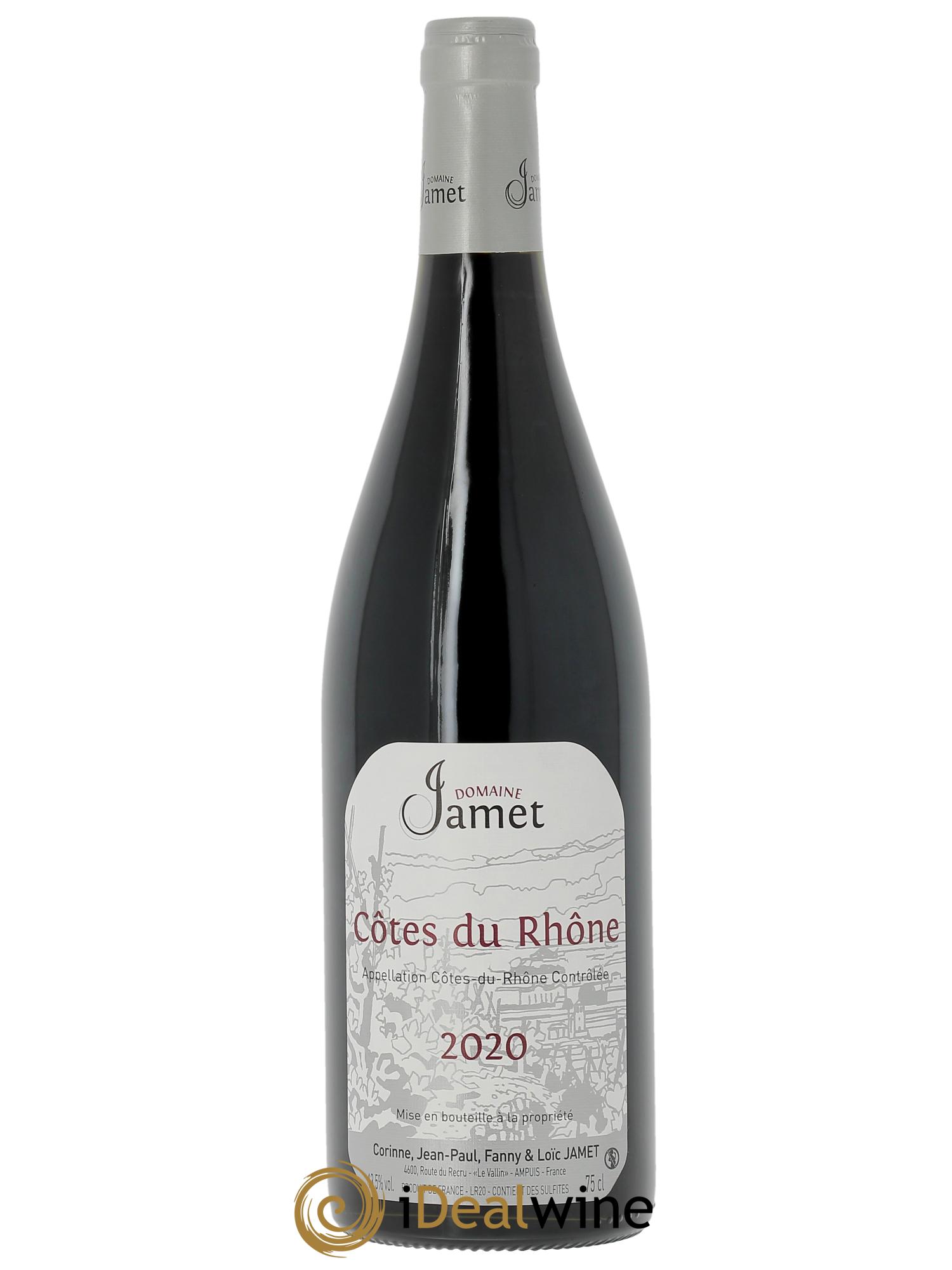 Côtes-du-Rhône Jamet (Domaine) 2020 - Lotto di 1 bottiglia - 0