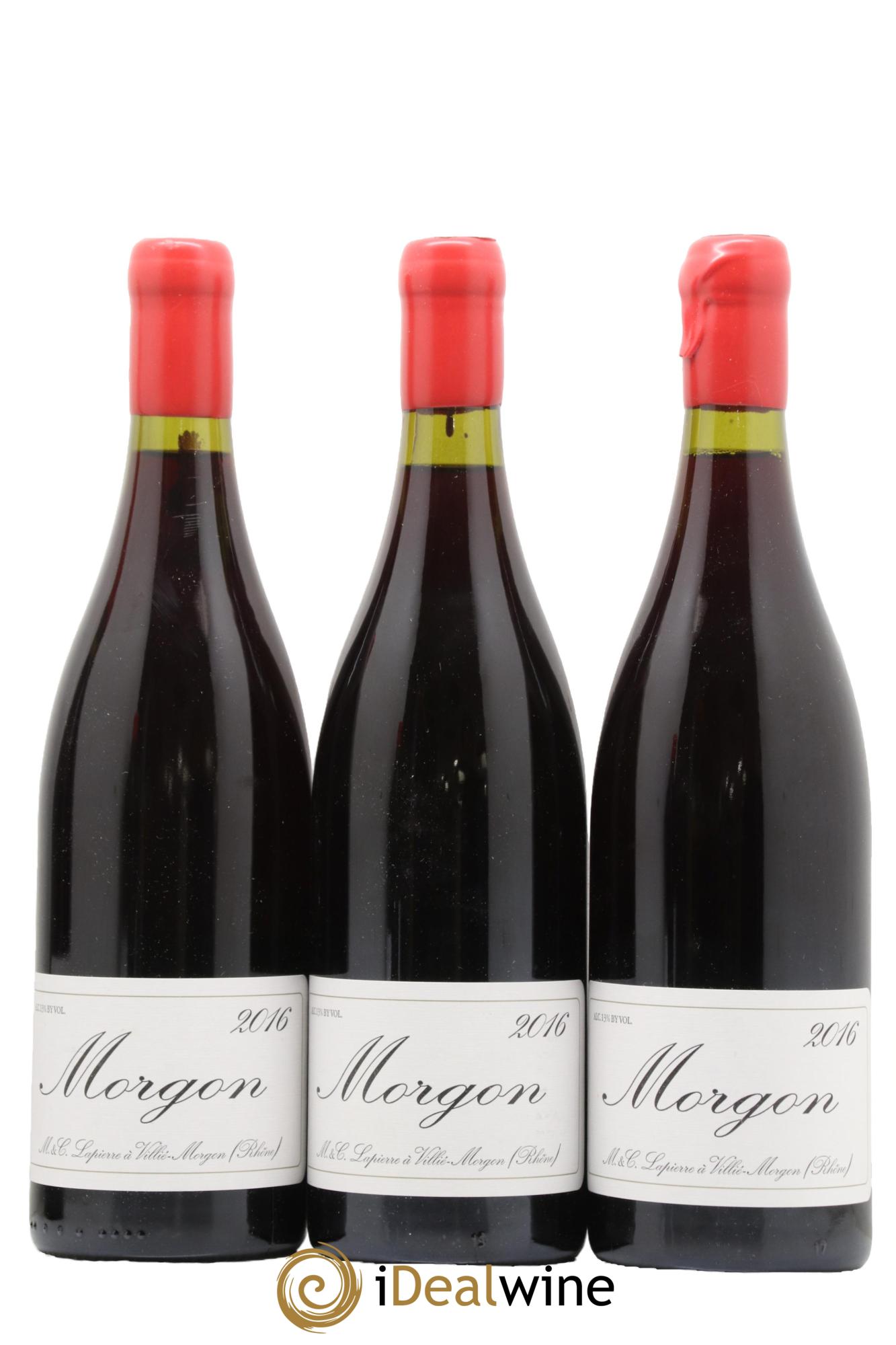 Morgon Marcel Lapierre (Domaine) 2016 - Lot de 3 bouteilles - 0