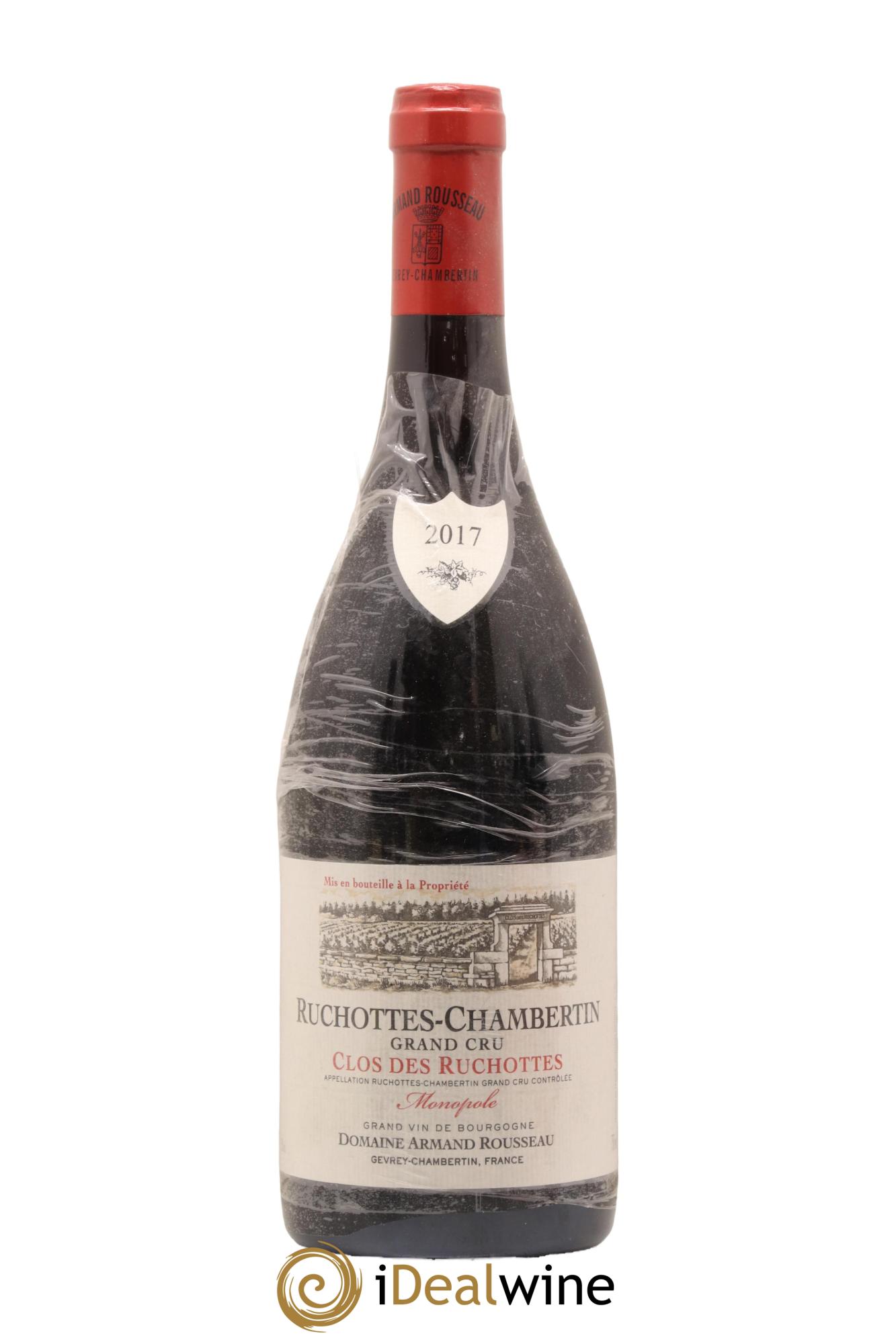 Ruchottes-Chambertin Grand Cru Clos des Ruchottes Armand Rousseau (Domaine) 2017 - Posten von 1 Flasche - 0