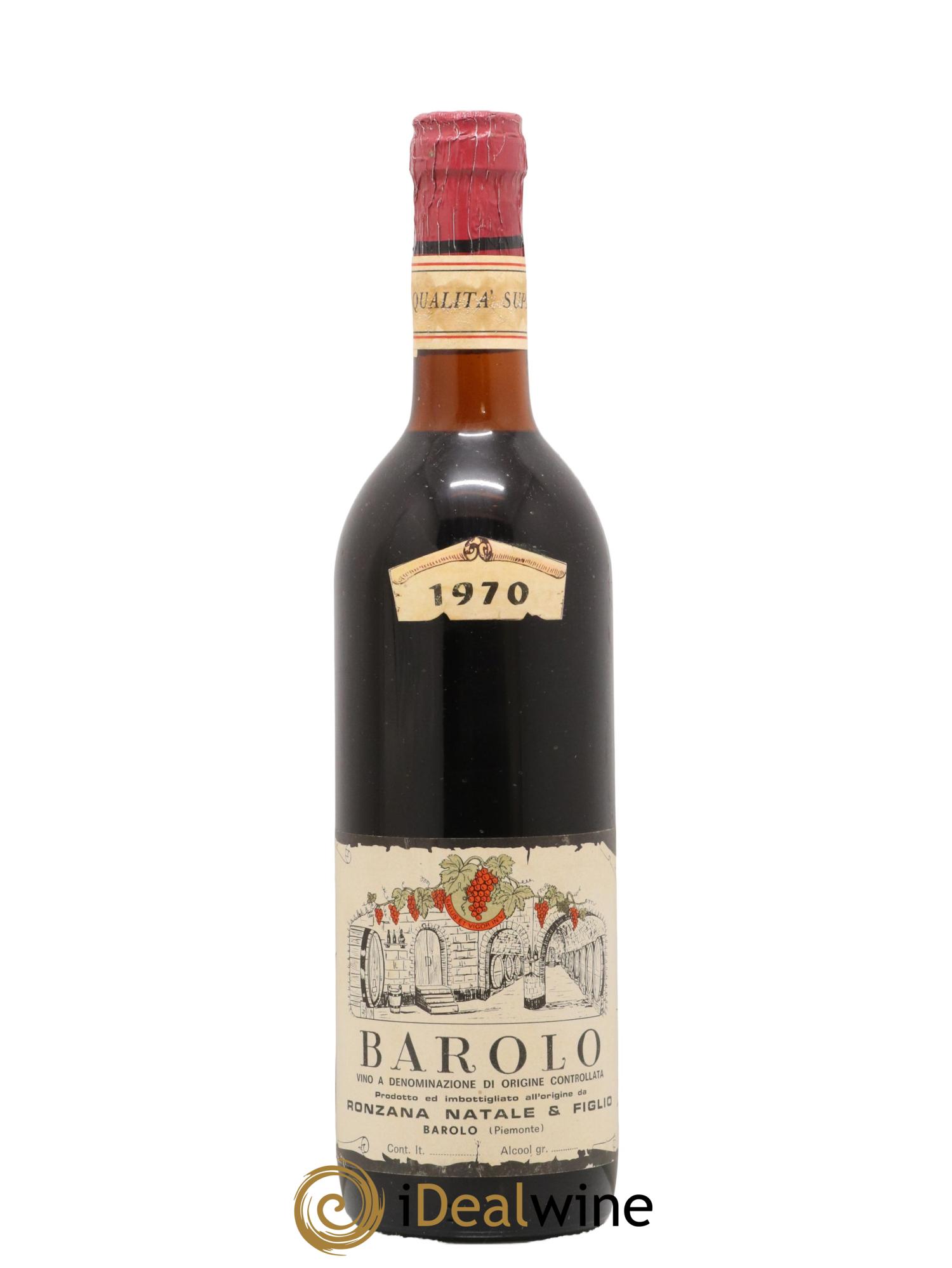 Barolo Ronzane Natale 1970 - Lotto di 1 bottiglia - 0