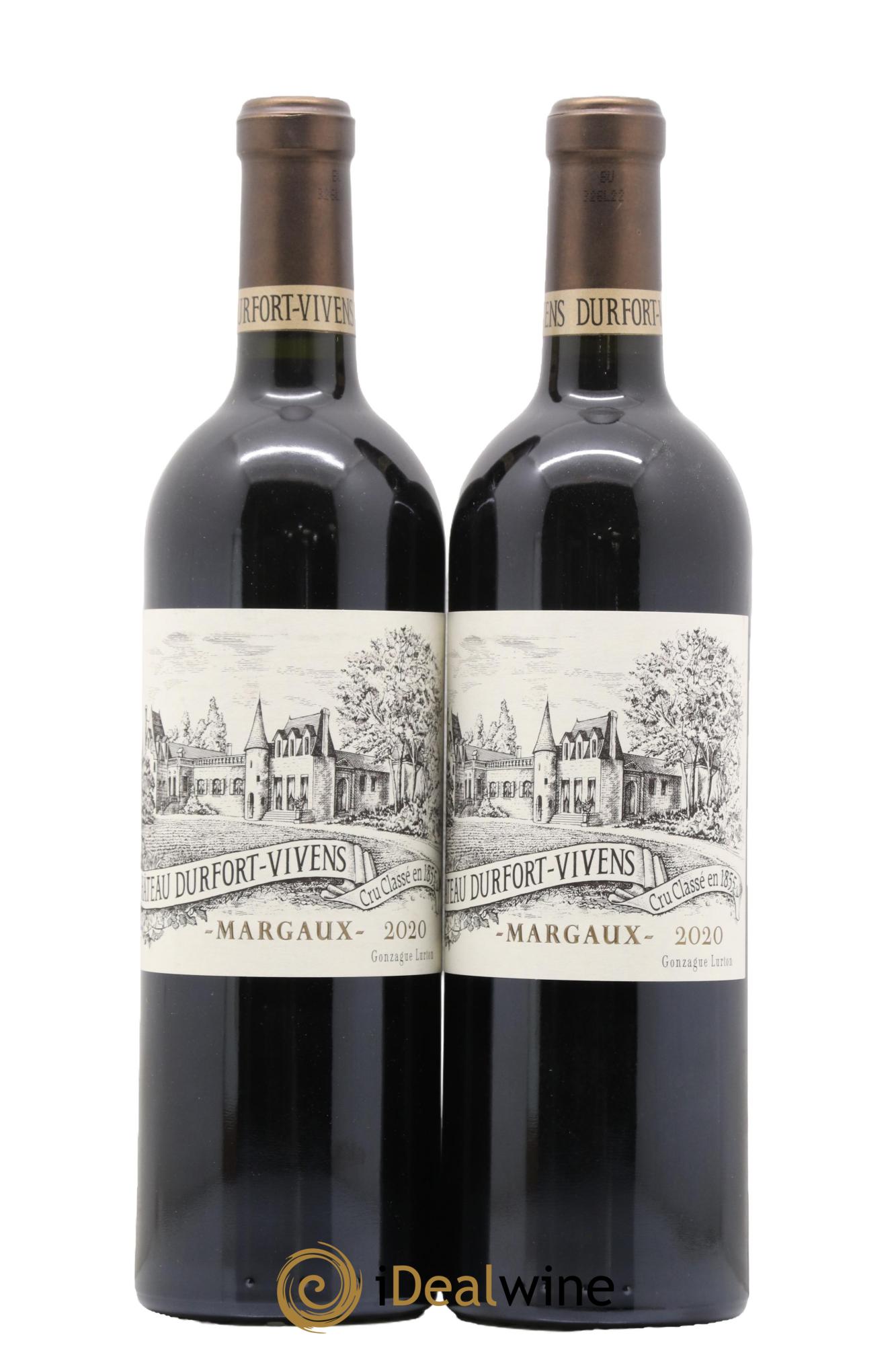 Château Durfort Vivens 2ème Grand Cru Classé 2020 - Lot de 2 bouteilles - 0
