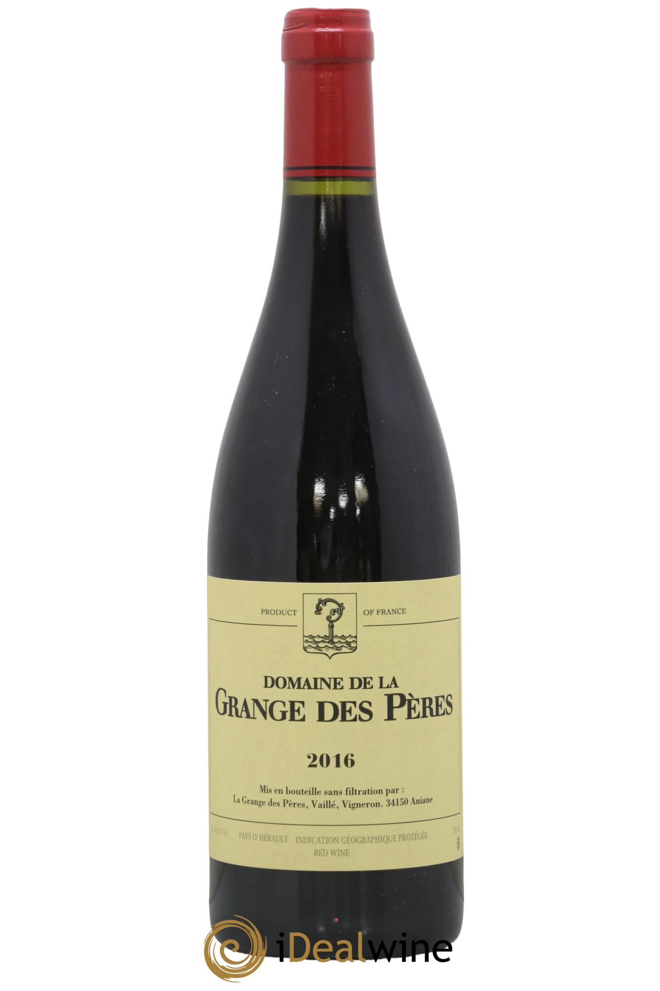 Pays d'Hérault Grange des Pères Laurent Vaillé 2016 - Lot de 1 bouteille - 0