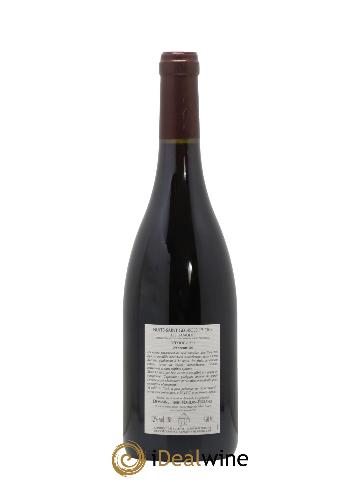 Nuits-Saint-Georges 1er Cru Les Damodes Naudin-Ferrand (Domaine) 2021 - Lot de 1 bouteille - 1
