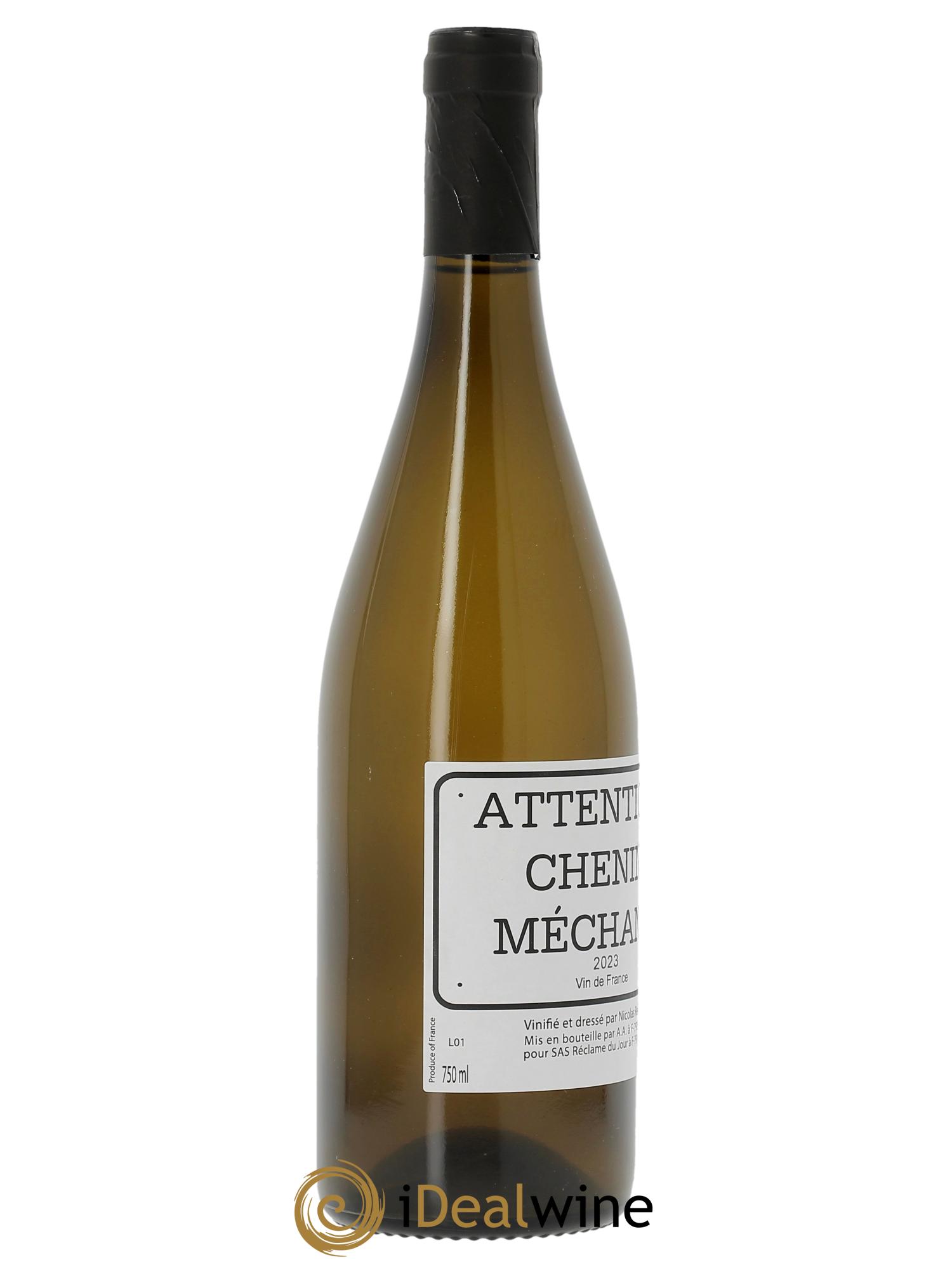 Vin de France Clos des Treilles Chenin Mechant Nicolas Réau 2023 - Lot de 1 bouteille - 2