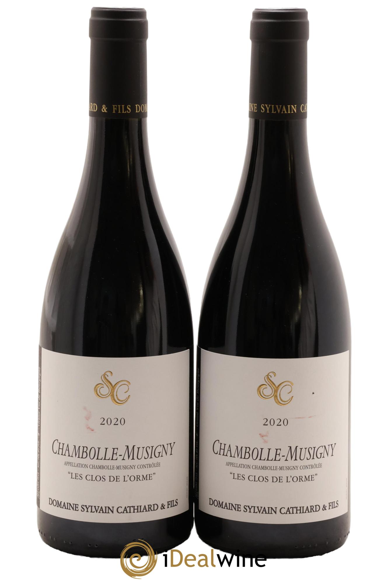 Chambolle-Musigny Les Clos de l'Orme Sylvain Cathiard & Fils 2020 - Lot of 2 bottles - 0