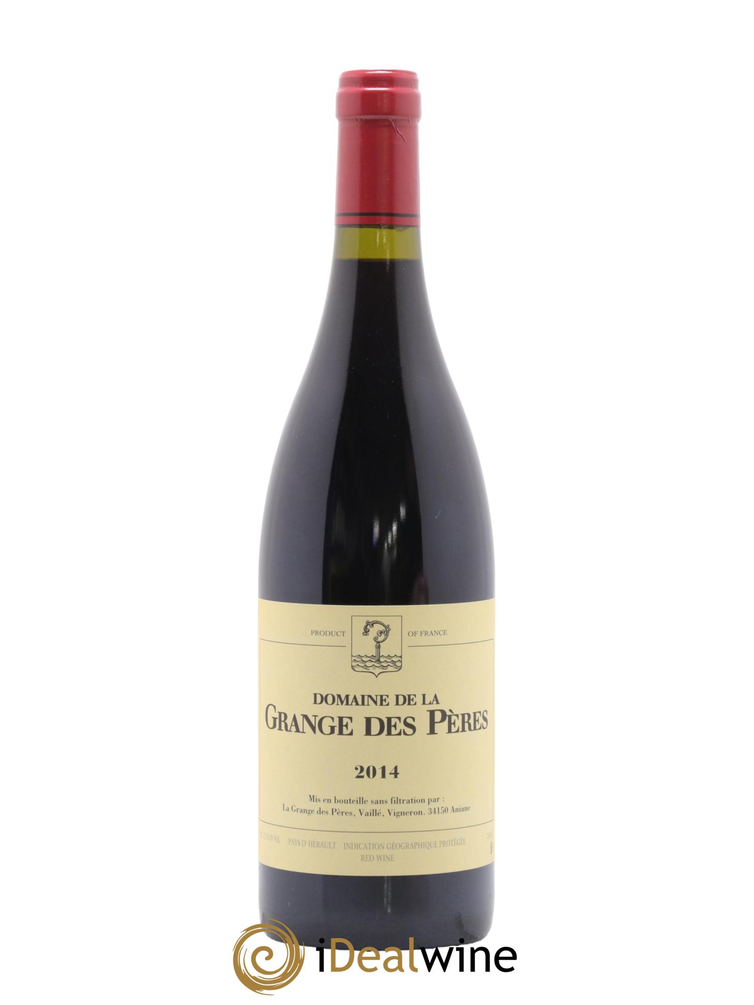 Pays d'Hérault Grange des Pères Laurent Vaillé 2014 - Lot de 1 bouteille - 0