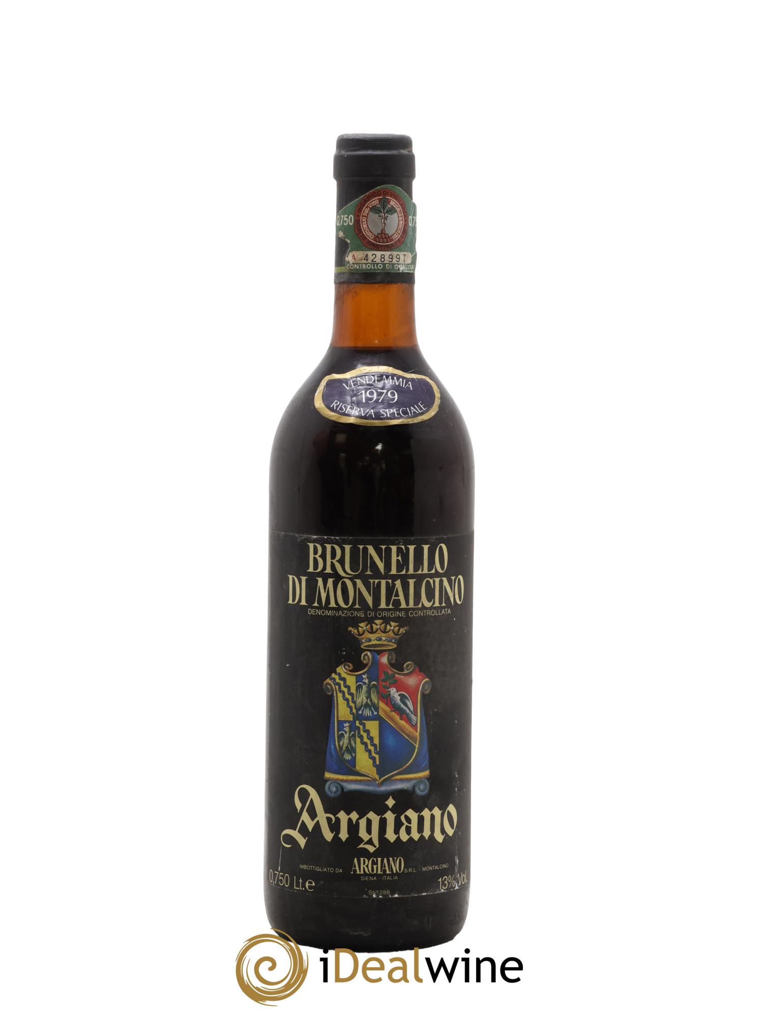 Brunello di Montalcino Riserva Speciale Argiano 1979 - Lot de 1 bouteille - 0