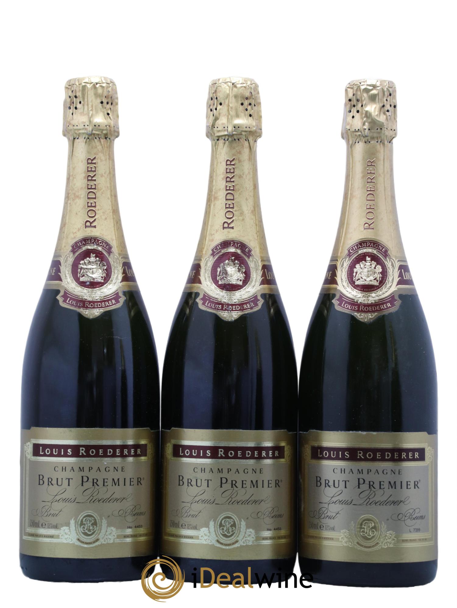 Premier Brut Louis Roederer - Lot de 3 bouteilles - 0
