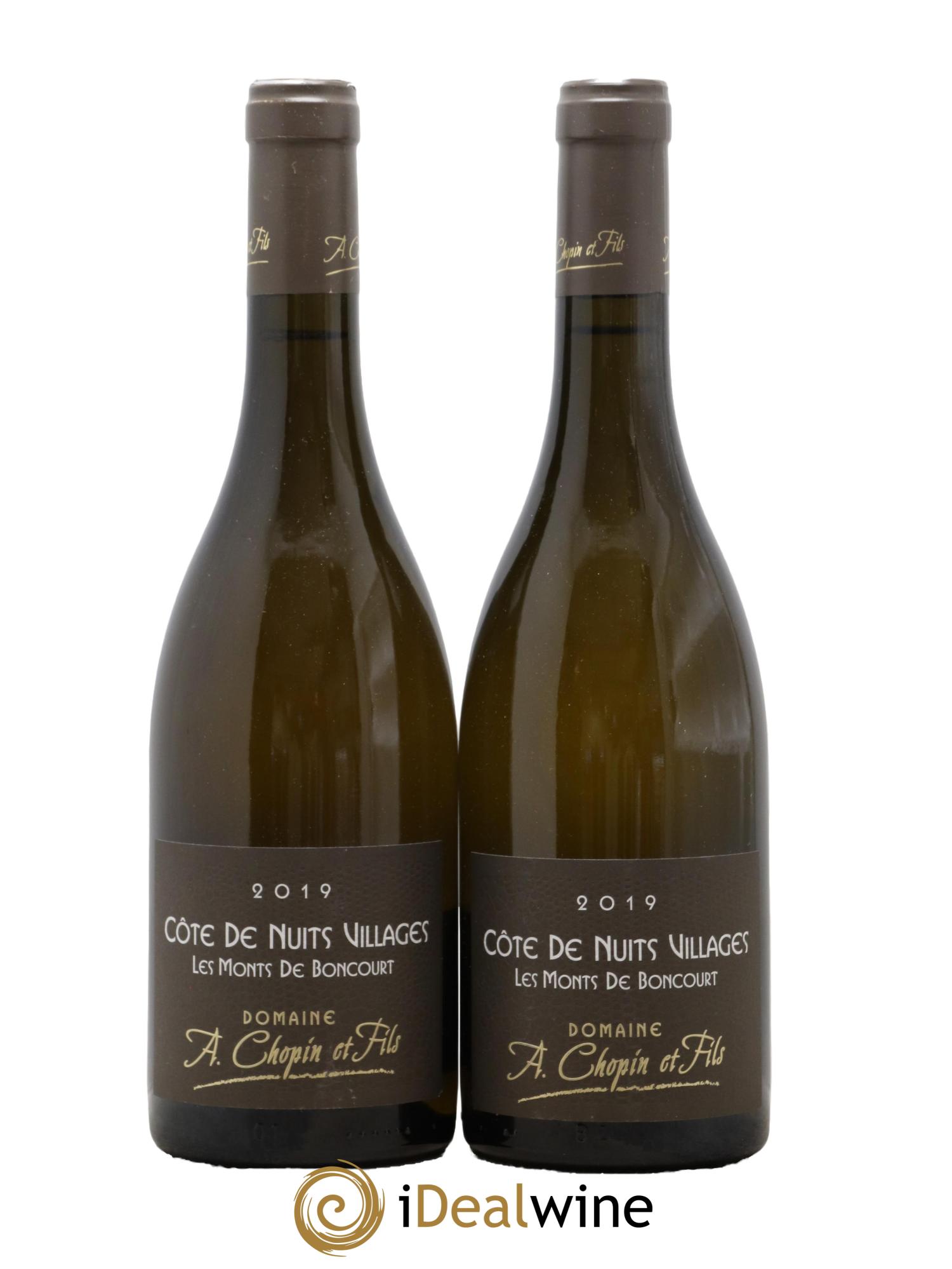 Côte de Nuits-Villages Les Monts de Boncourt Arnaud Chopin 2019 - Lotto di 2 bottiglie - 0