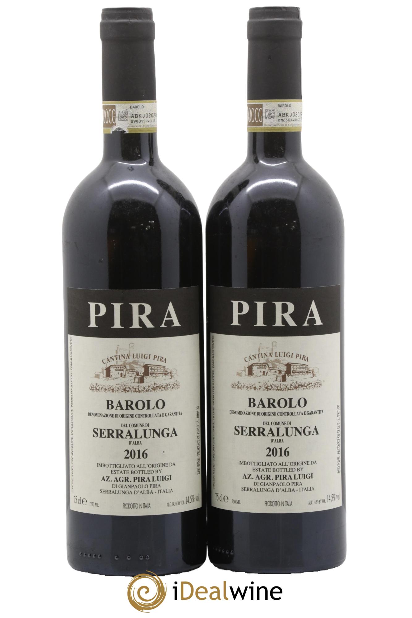 Barolo DOCG Luigi Pira Serralunga 2016 - Posten von 2 Flaschen - 0