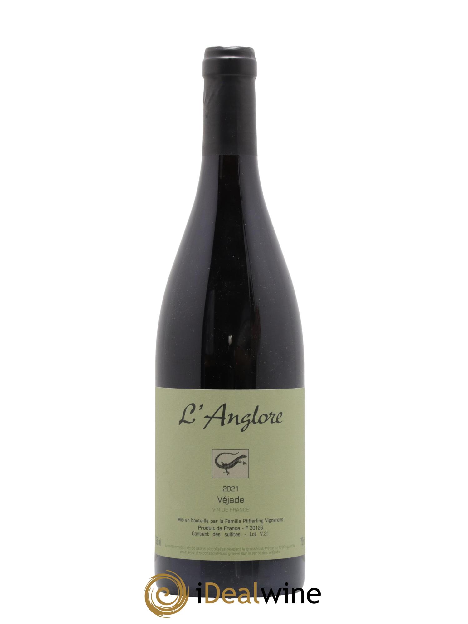 Vin de France Véjade L'Anglore 2021 - Lot de 1 bouteille - 0