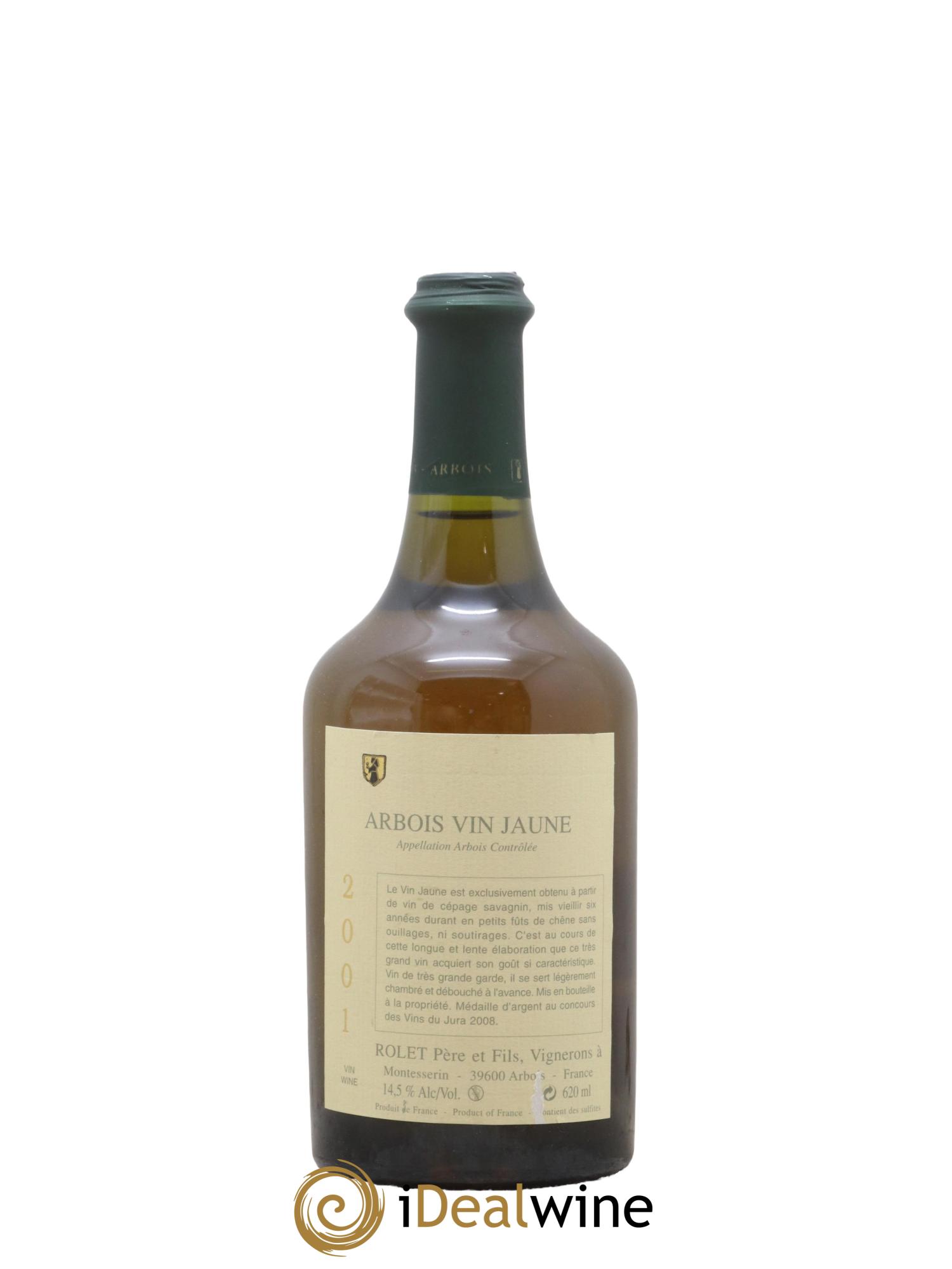 Arbois Vin Jaune Domaine Rolet 2001 - Lot de 1 clavelin - 0
