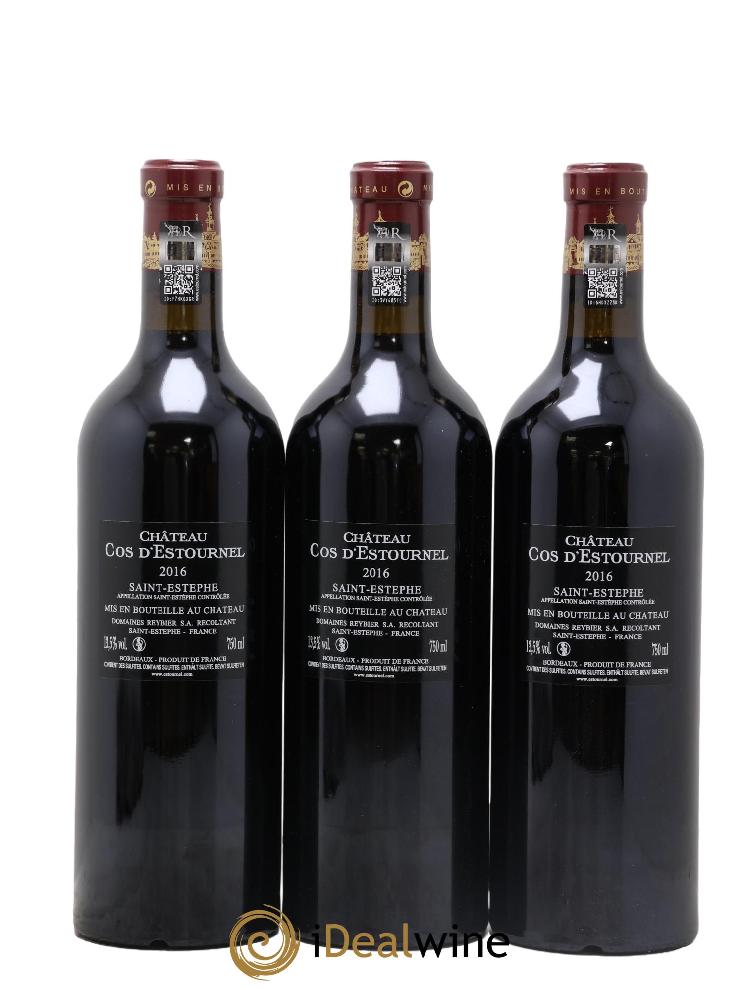 Cos d'Estournel 2ème Grand Cru Classé  2016 - Lot de 6 bouteilles - 4
