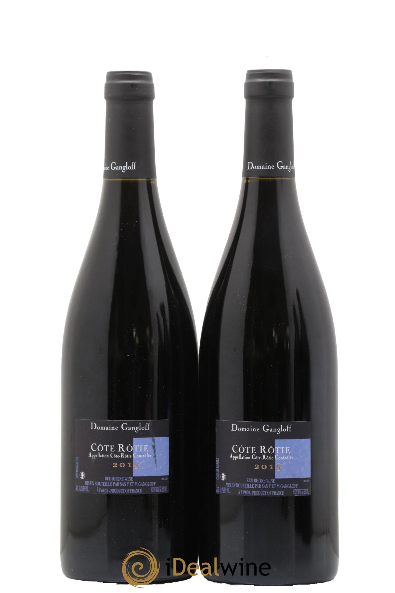 Côte-Rôtie La Barbarine Gangloff (Domaine)  2018 - Lotto di 2 bottiglie - 1