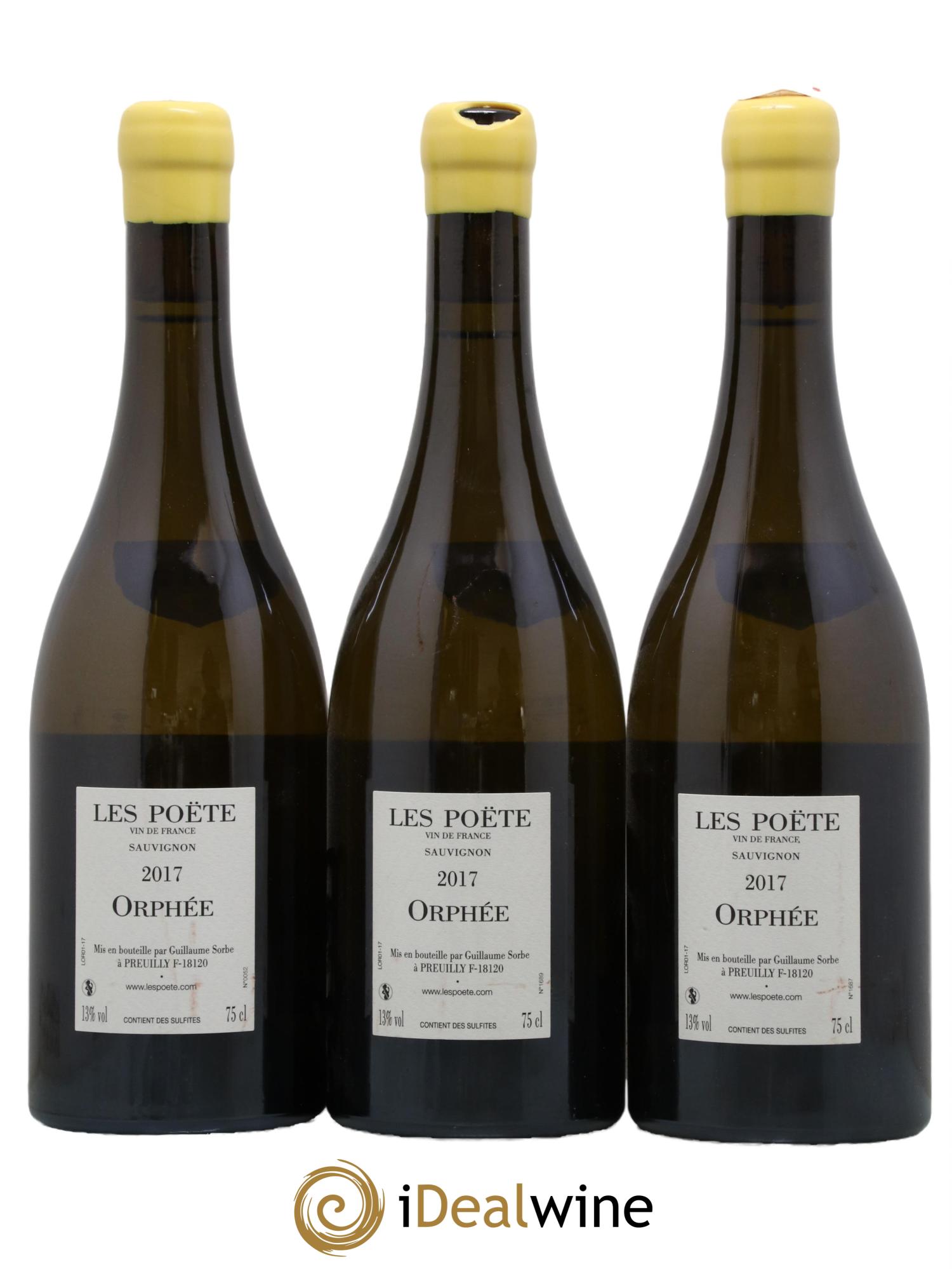 Vin de France (anciennement Reuilly) Orphée Les Poëte 2017 - Posten von 3 Flaschen - 1