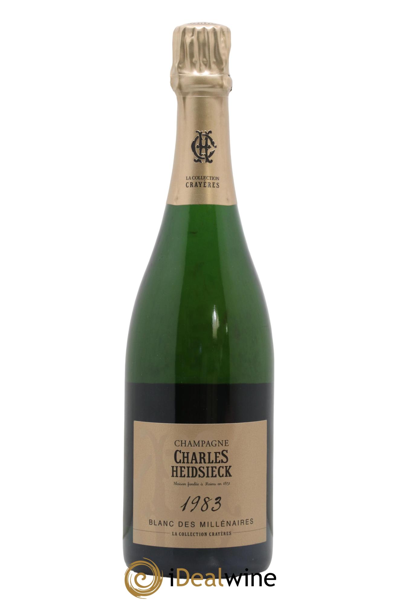 Blanc de Blancs Blanc des Millénaires Brut Charles Heidsieck 1983 - Lot de 1 bouteille - 1