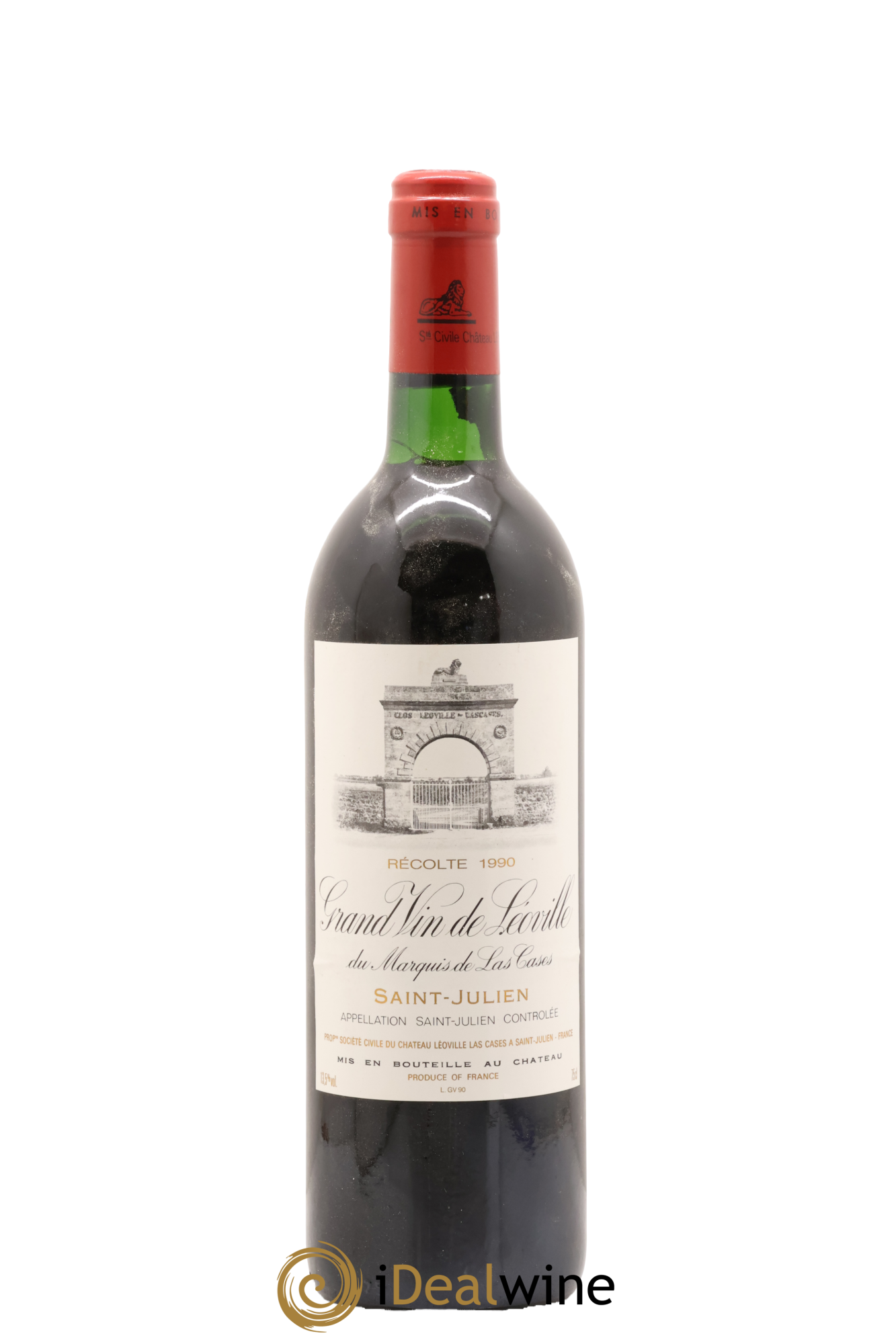 Château Léoville Las Cases 2ème Grand Cru Classé 1990 - Lot of 1 bottle - 0