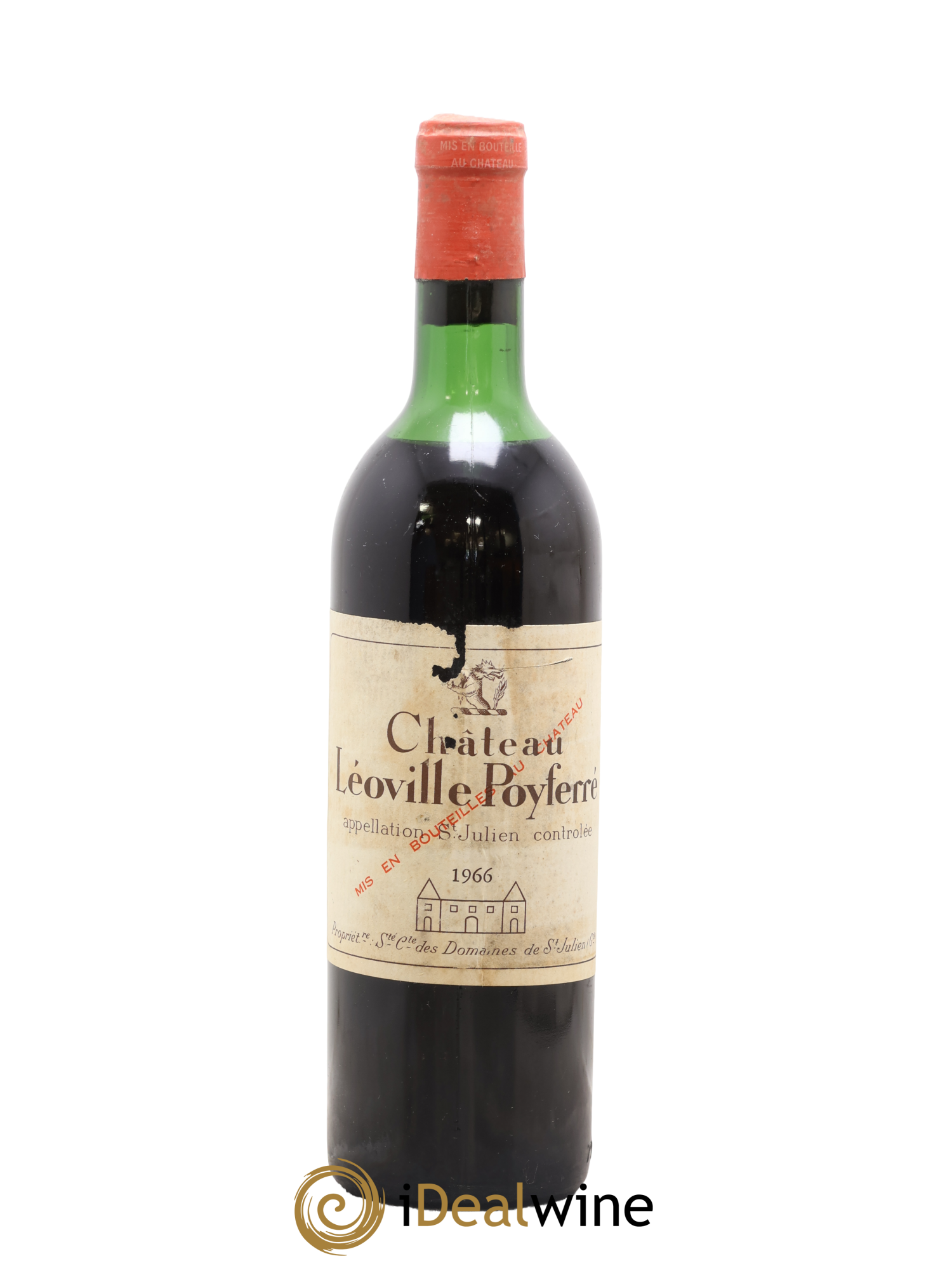 Château Léoville Poyferré 2ème Grand Cru Classé 1966 - Lot de 1 bouteille - 0