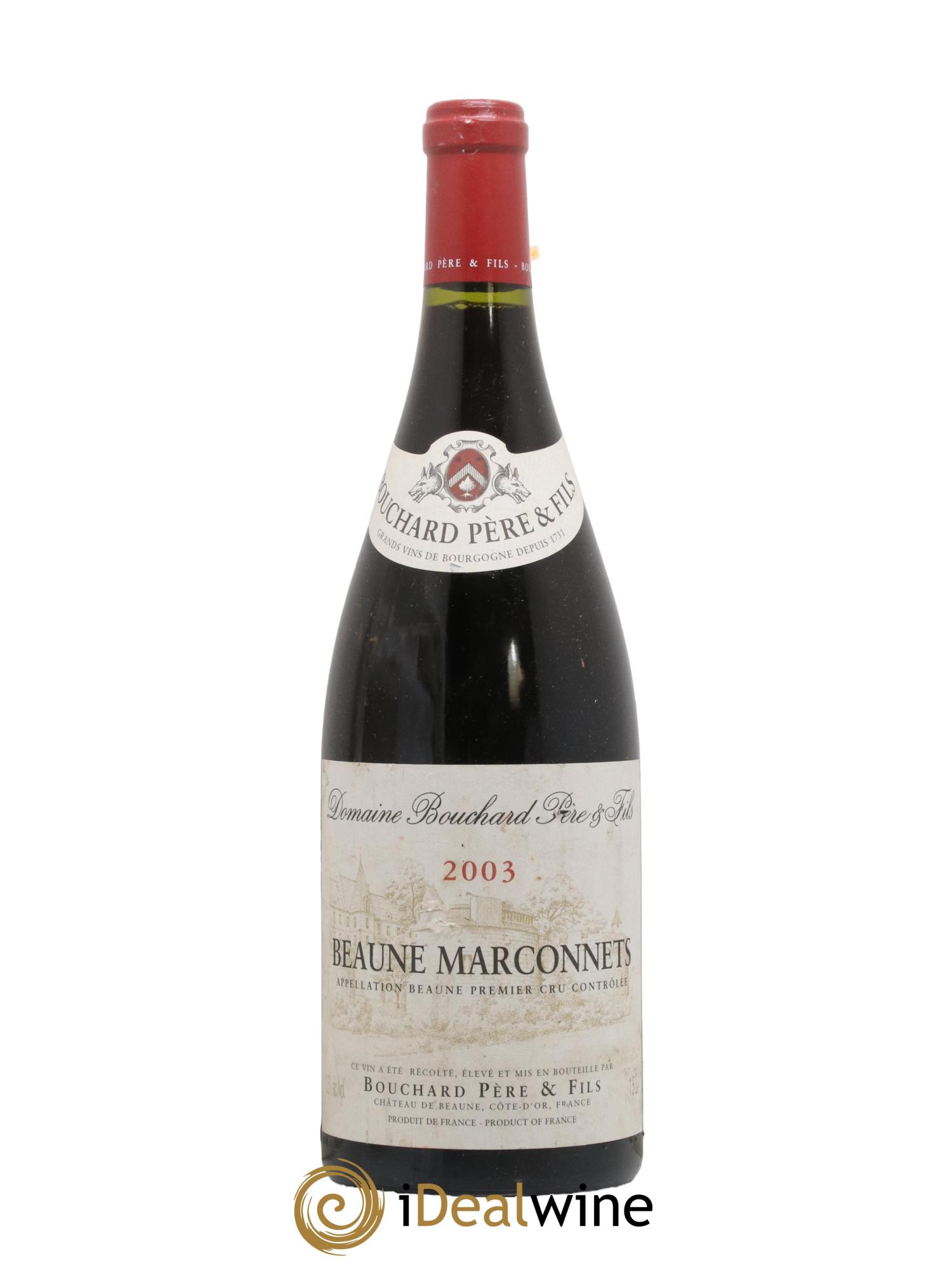 Beaune 1er Cru Marconnets Bouchard Père & Fils 2003 - Lot de 1 magnum - 0