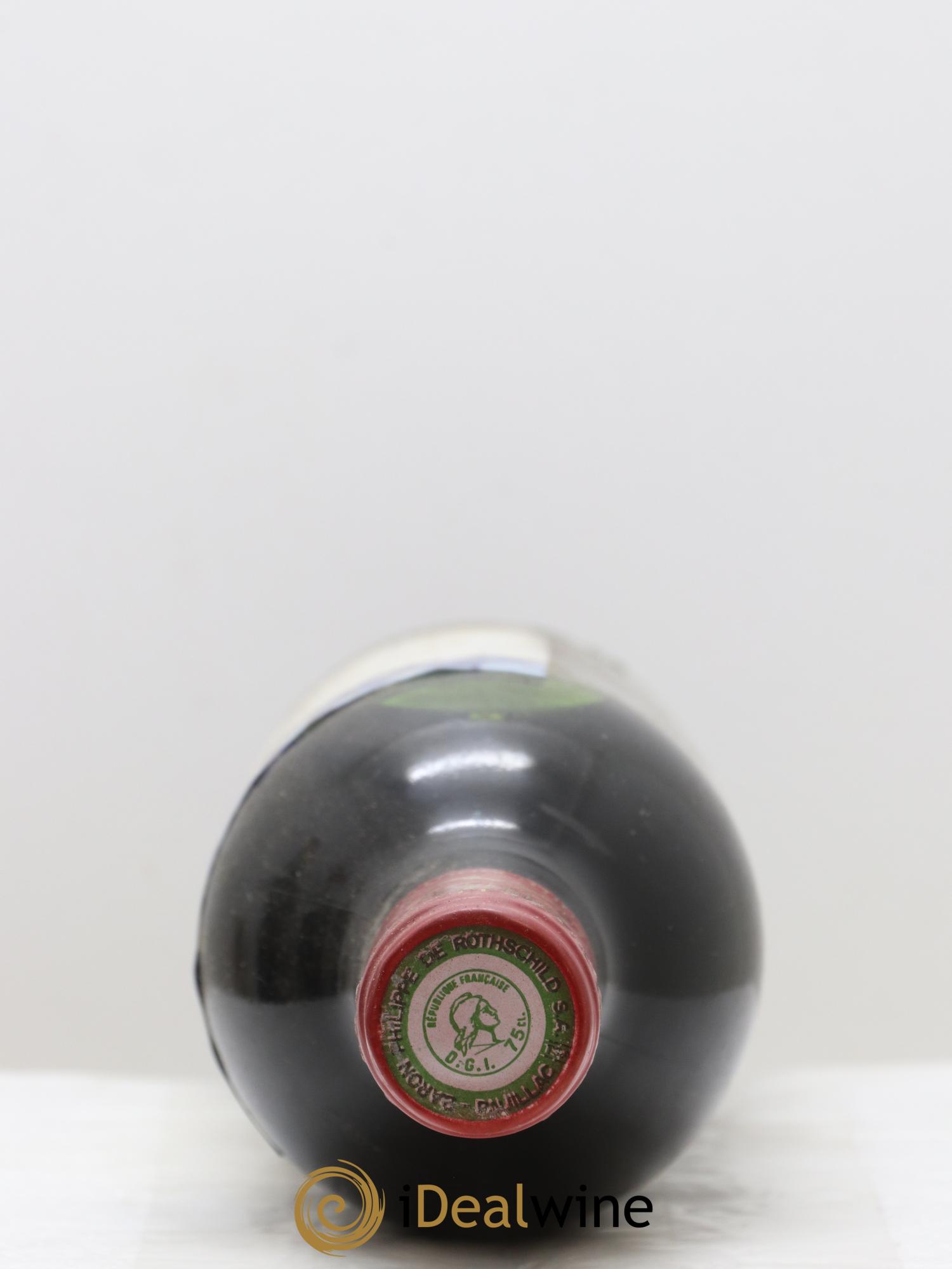 Château Mouton Rothschild 1er Grand Cru Classé 1976 - Lot de 1 bouteille - 1