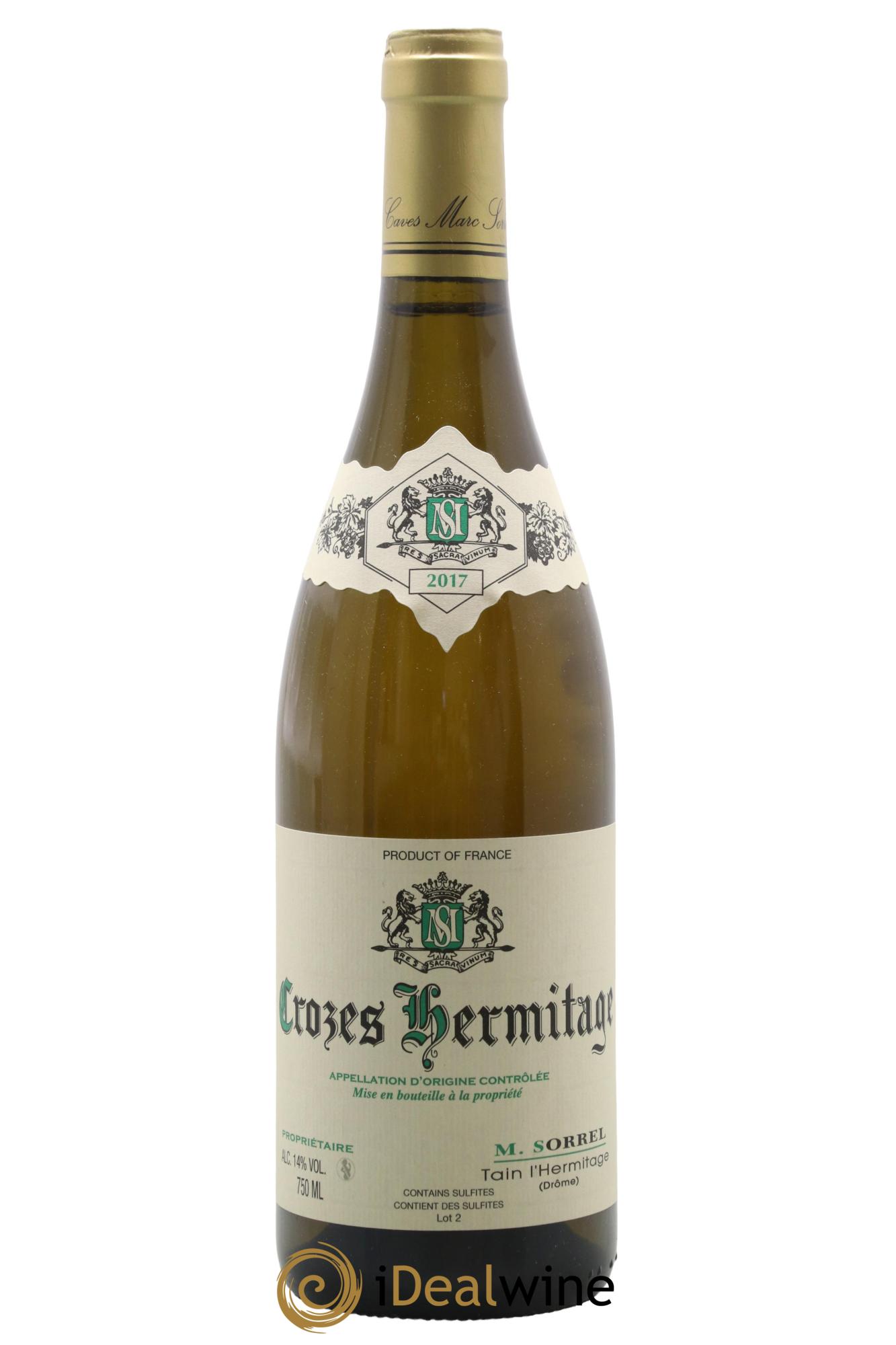 Crozes-Hermitage Marc Sorrel 2017 - Lot de 1 bouteille - 0