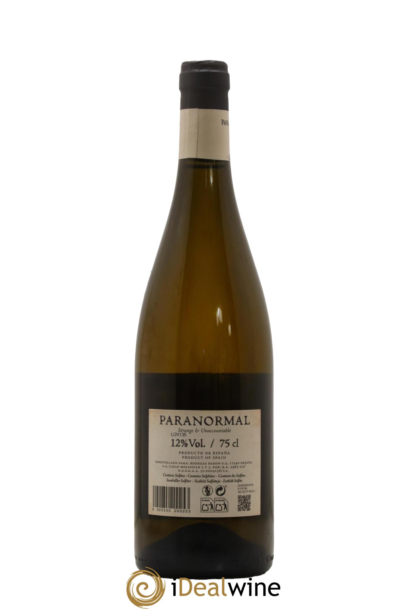 Espagne Paranormal Bodegas Baron - Lot de 1 bouteille - 1