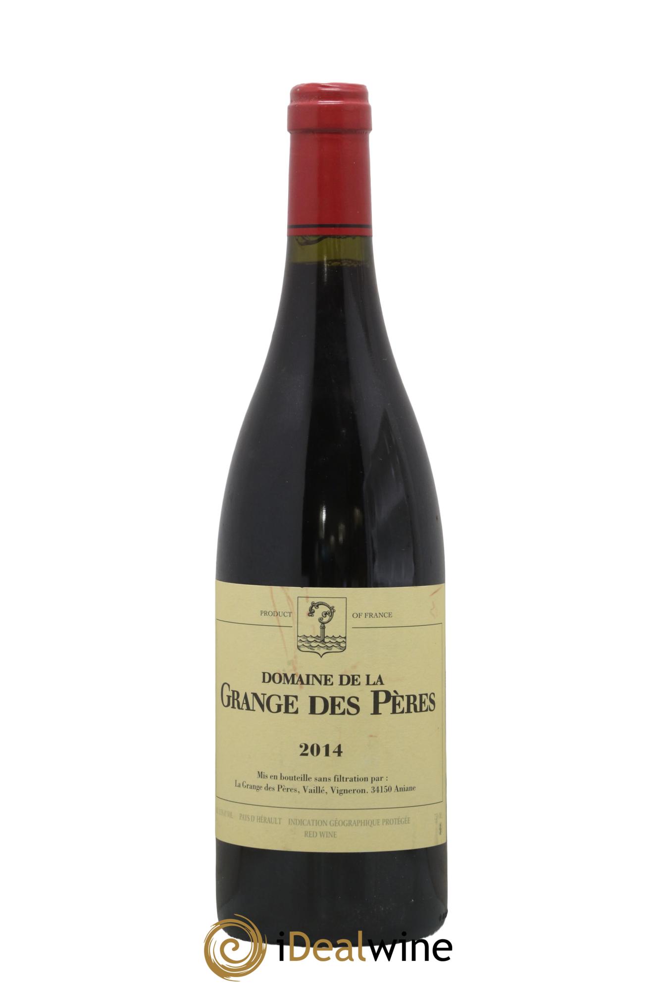 IGP Pays d'Hérault Grange des Pères Laurent Vaillé 2014 - Lot de 1 bouteille - 0