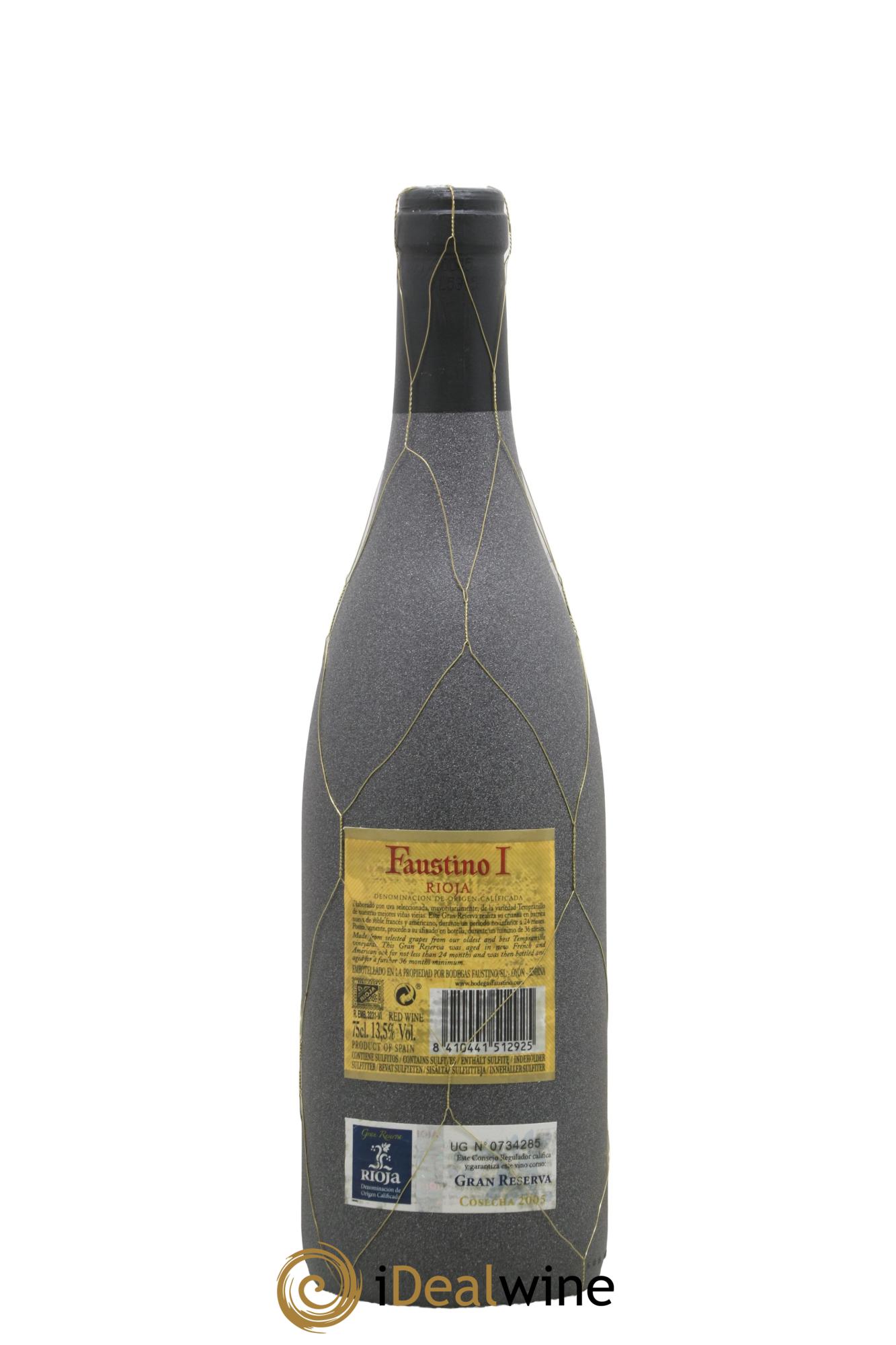 Rioja DOCA Faustino I Gran Reserva 2005 - Lot de 1 bouteille - 1
