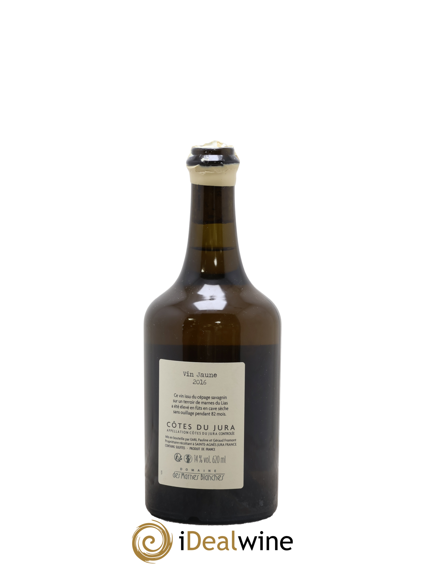 Côtes du Jura Vin Jaune Marnes Blanches (Domaine des) 2016 - Lot de 1 clavelin - 1