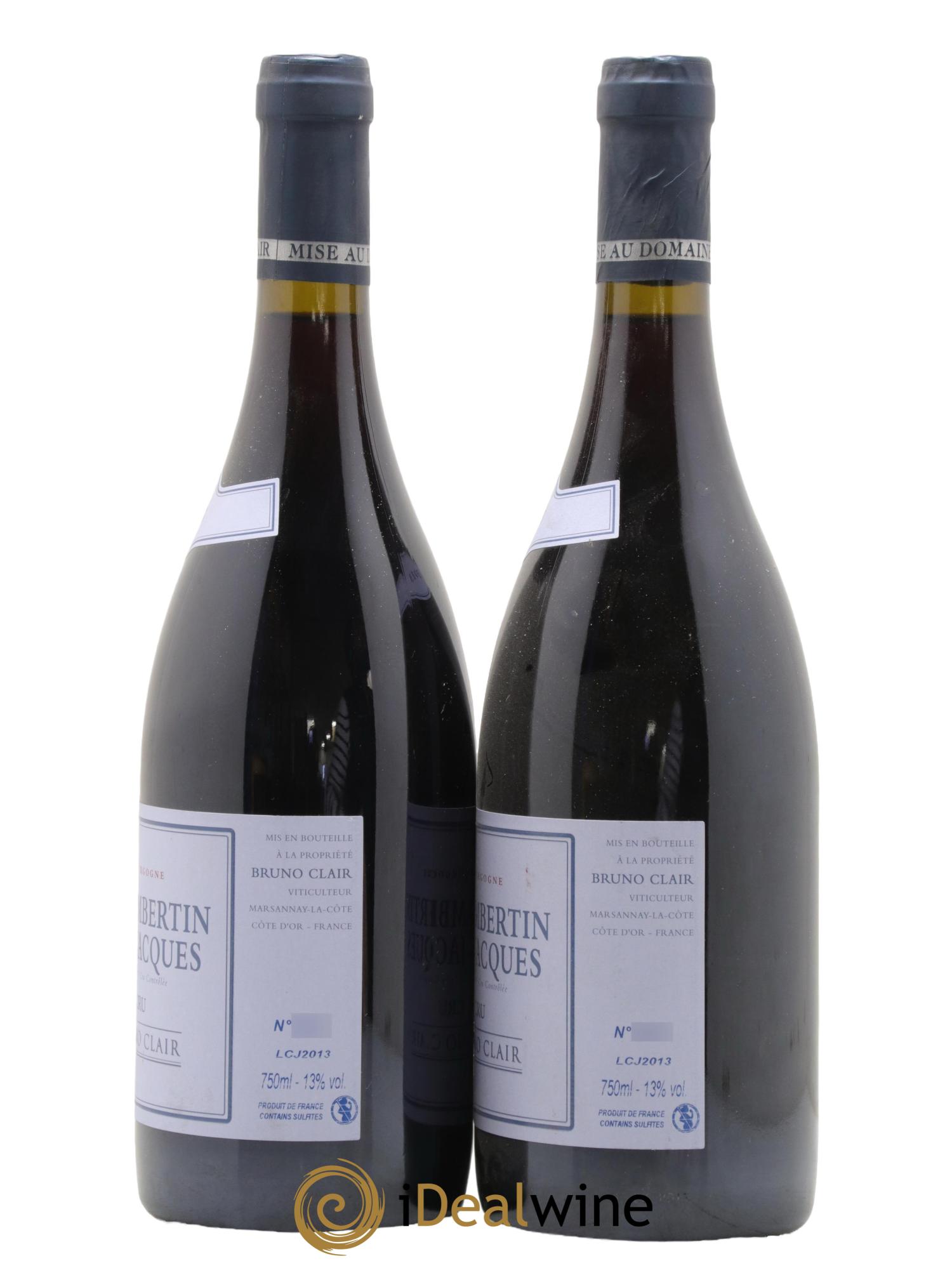 Gevrey-Chambertin 1er Cru Clos Saint-Jacques Bruno Clair (Domaine) 2013 - Posten von 2 Flaschen - 1