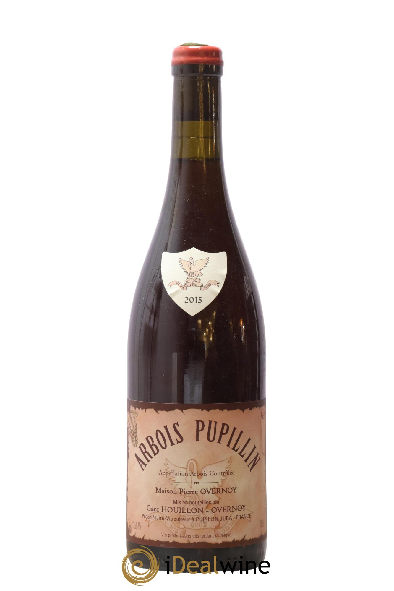 Arbois-Pupillin Poulsard (cire rouge) Overnoy-Houillon (Domaine) 2015 - Lot de 1 bouteille - 0