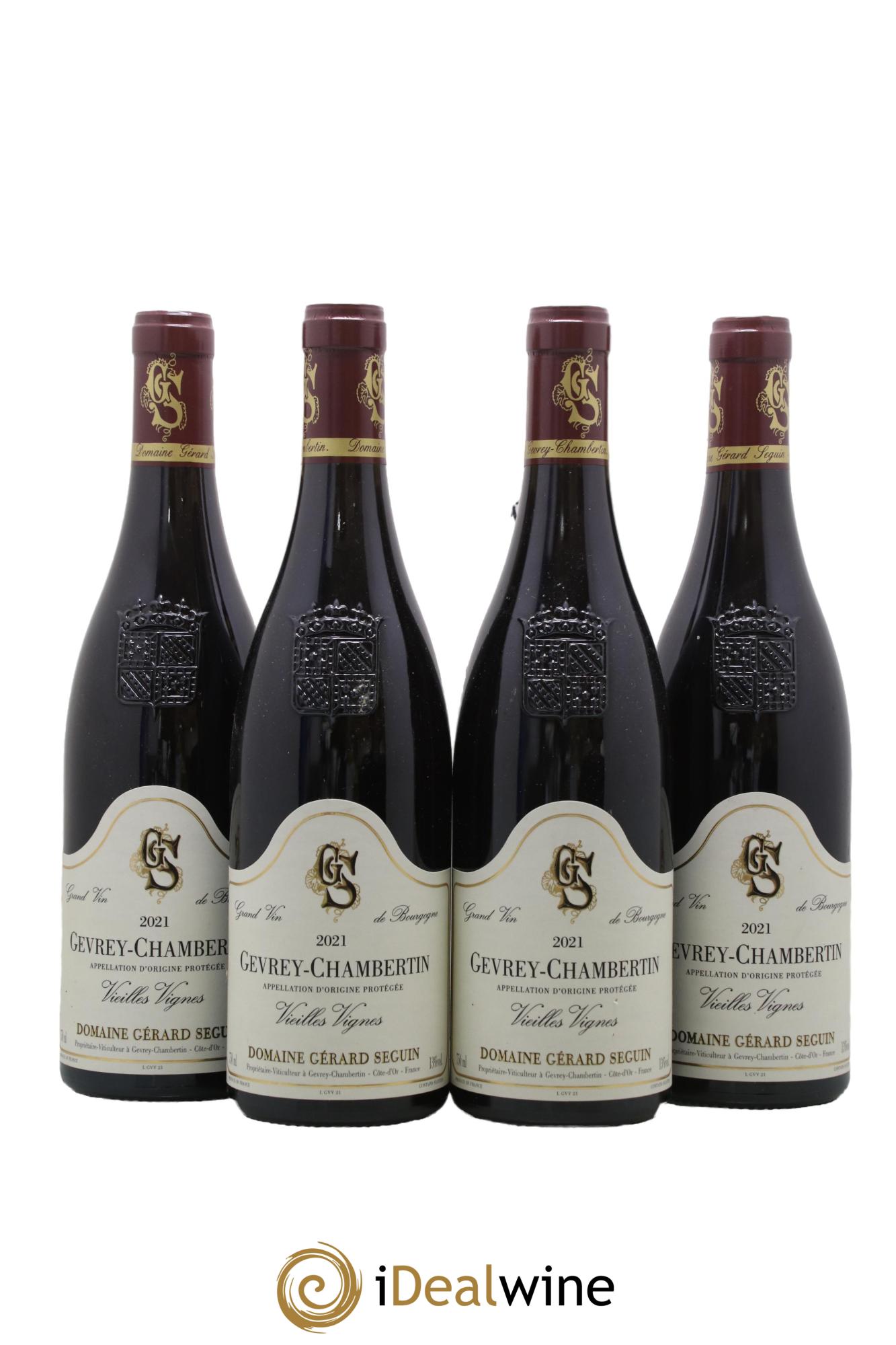 Gevrey-Chambertin Vieilles Vignes Seguin 2021 - Lot de 4 bouteilles - 0