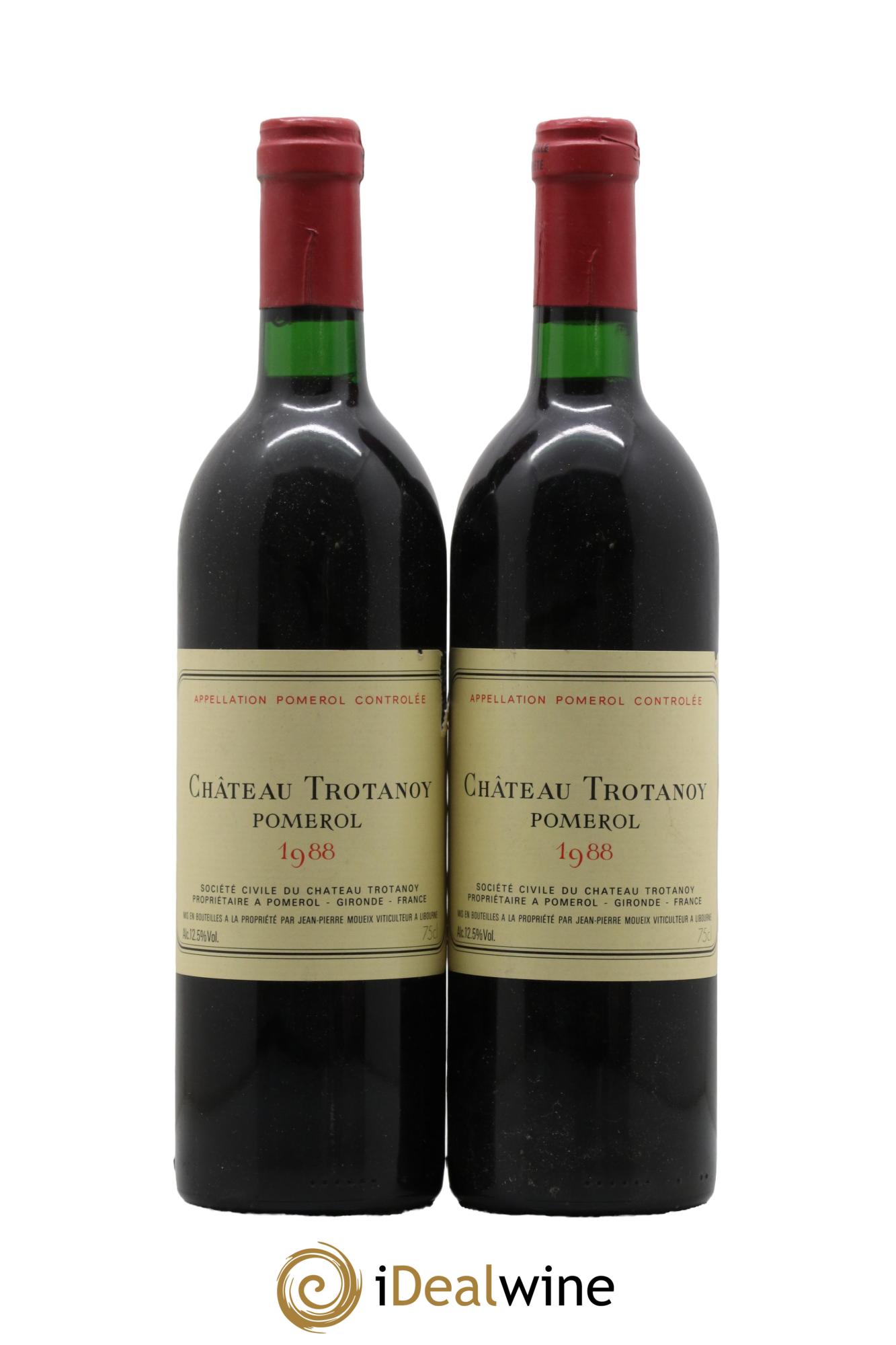 Château Trotanoy 1988 - Lot de 2 bouteilles - 0