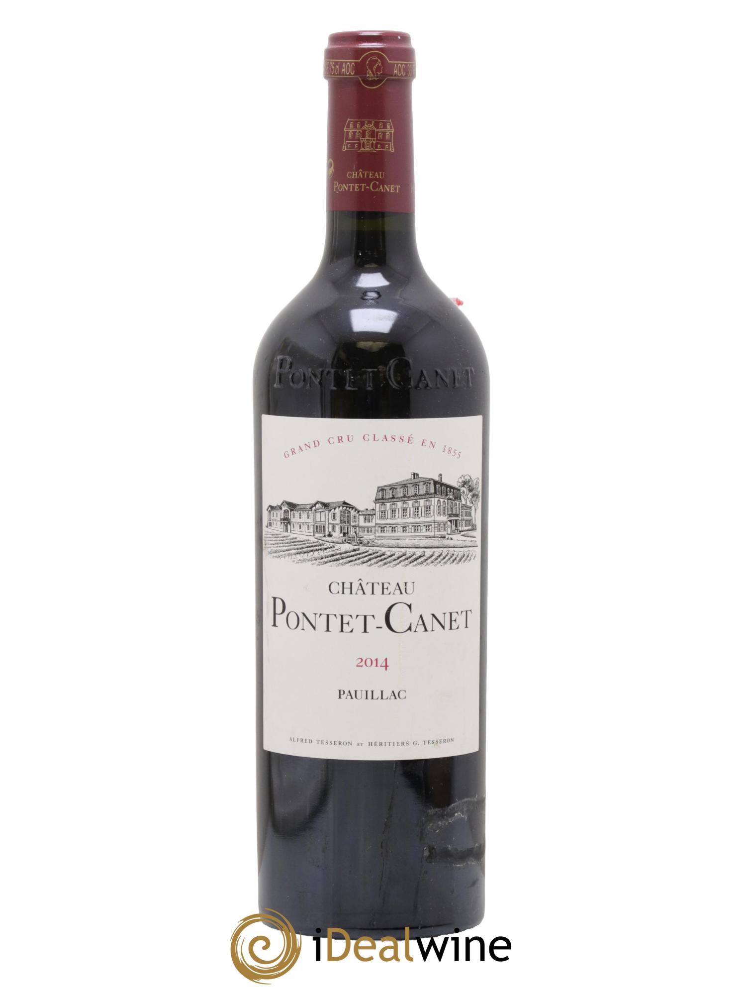 Château Pontet Canet 5ème Grand Cru Classé 2014 - Lot de 1 bouteille - 0