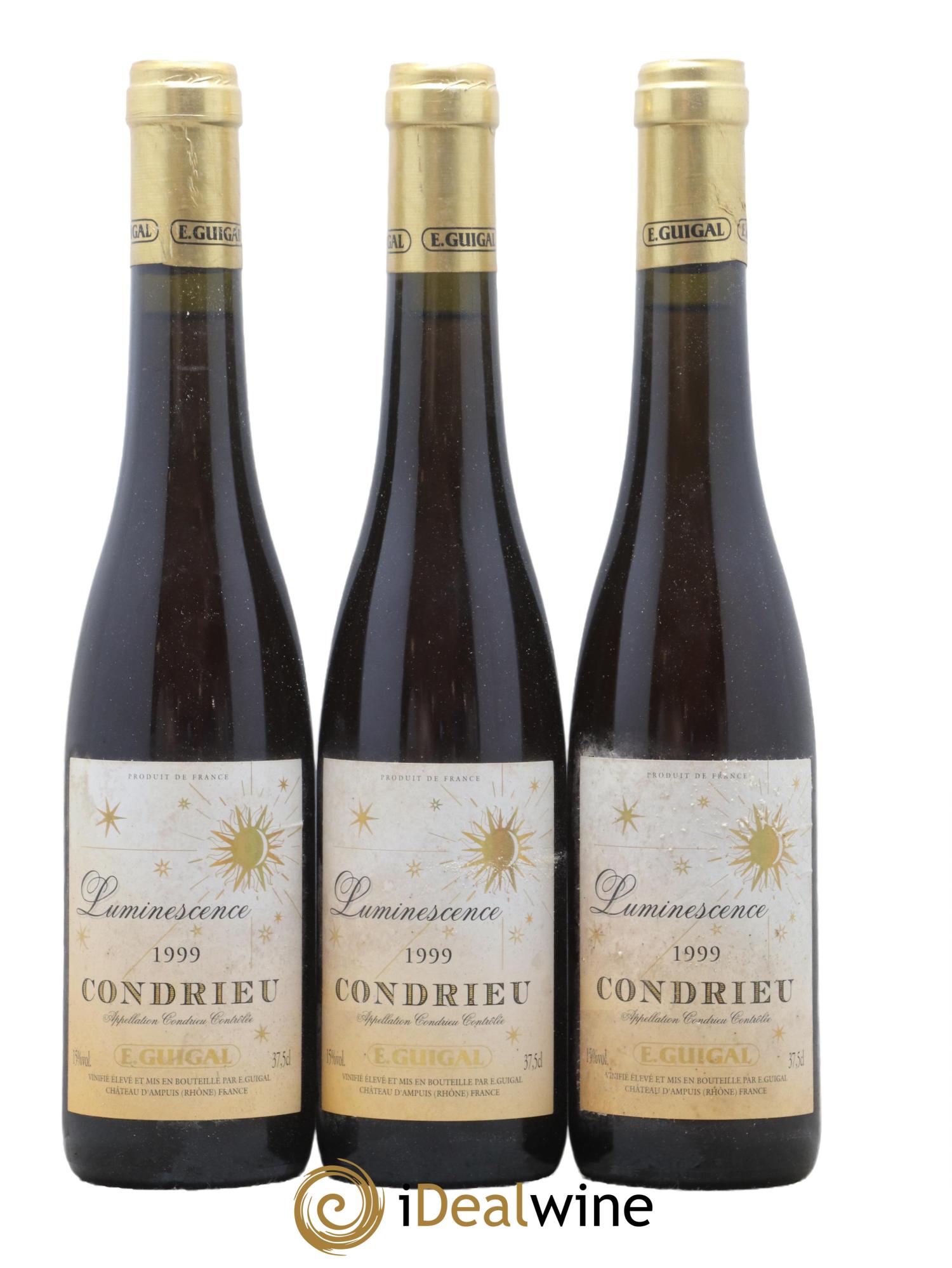 Condrieu Luminescence Guigal 1999 - Posten von 6 Demi-Flaschen - 2