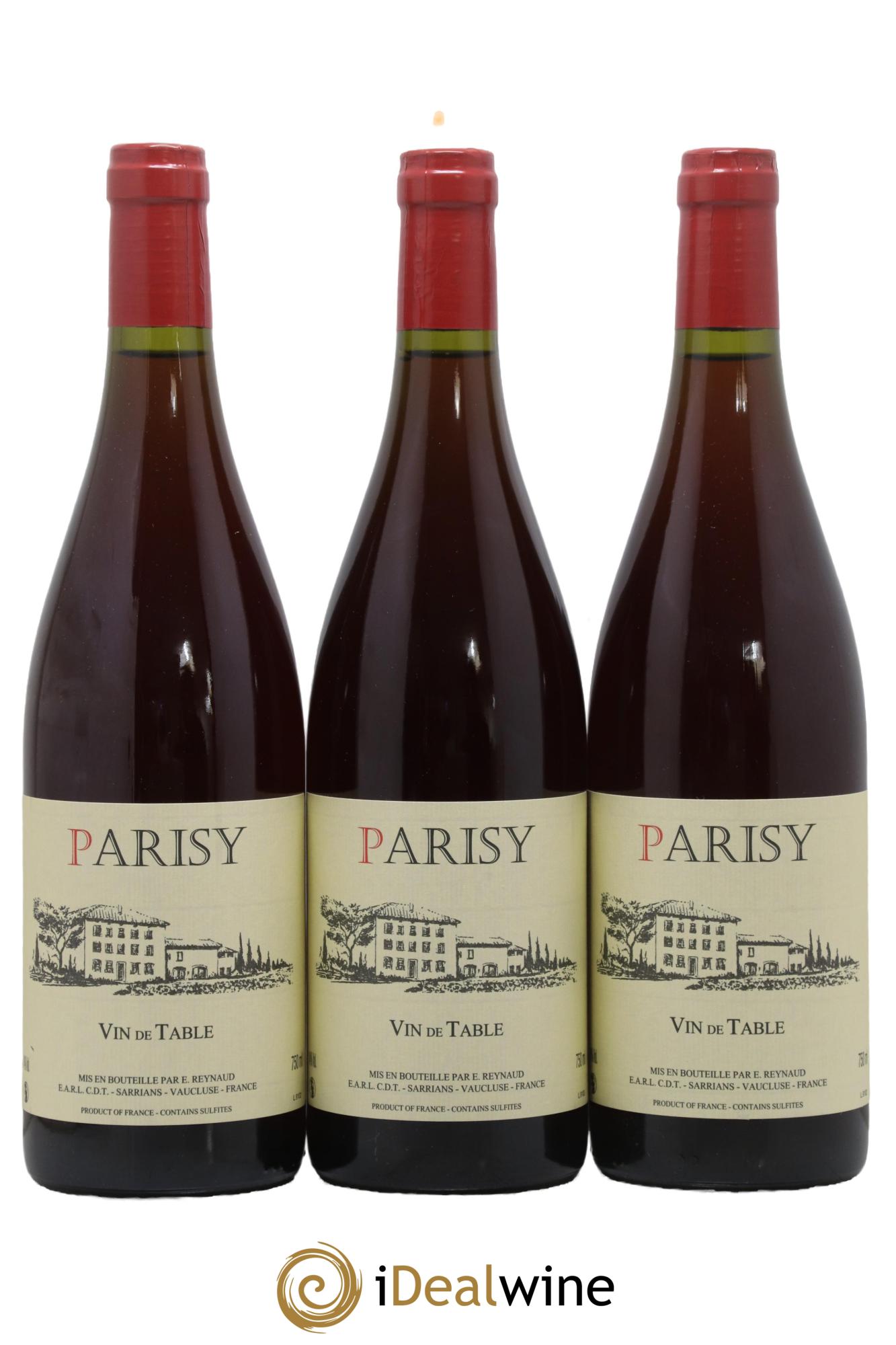 Vin de Table Parisy Emmanuel Reynaud 2019 - Lotto di 3 bottiglie - 0