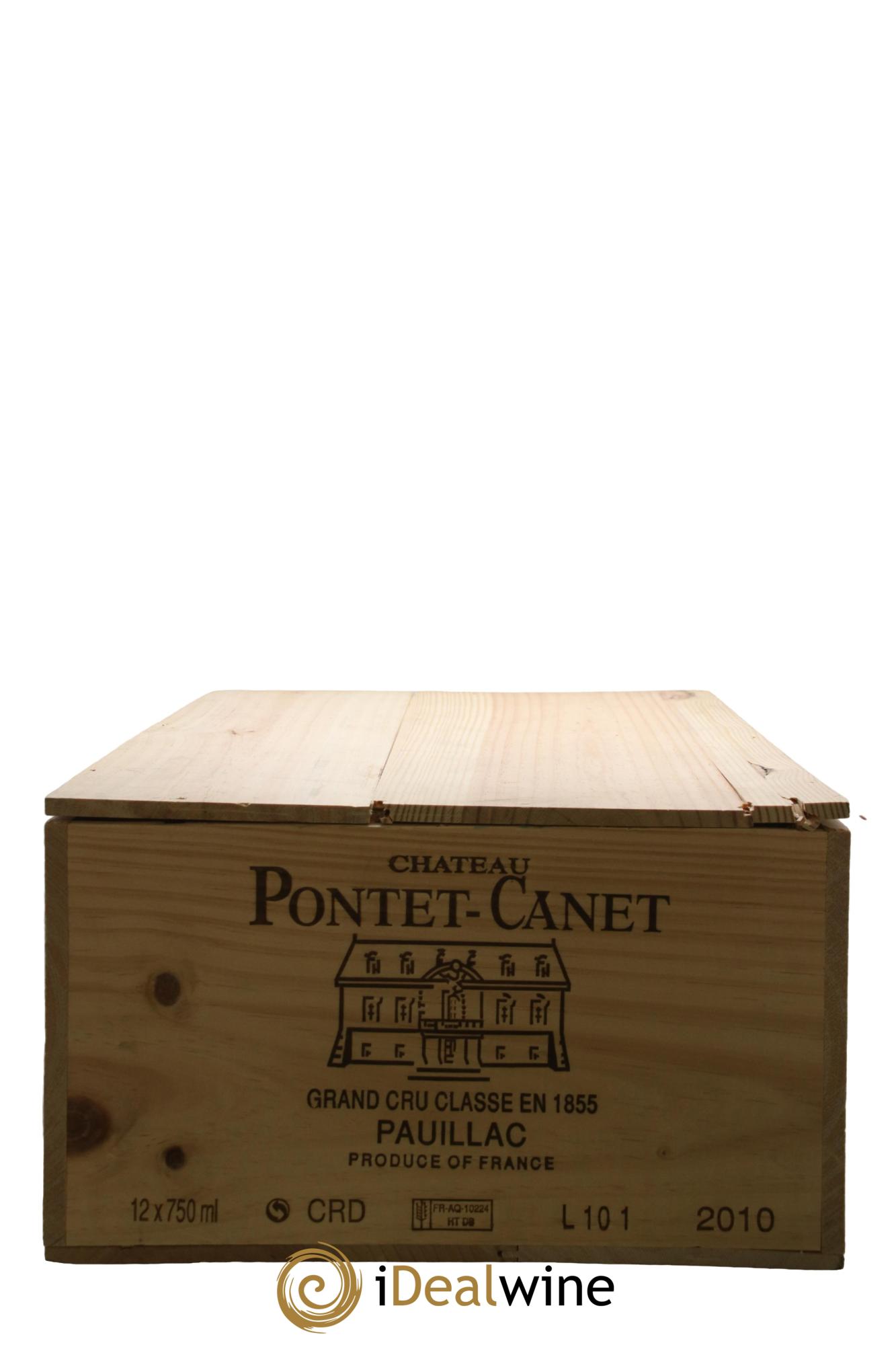 Château Pontet Canet 5ème Grand Cru Classé 2010 - Lot of 12 bottles - 1
