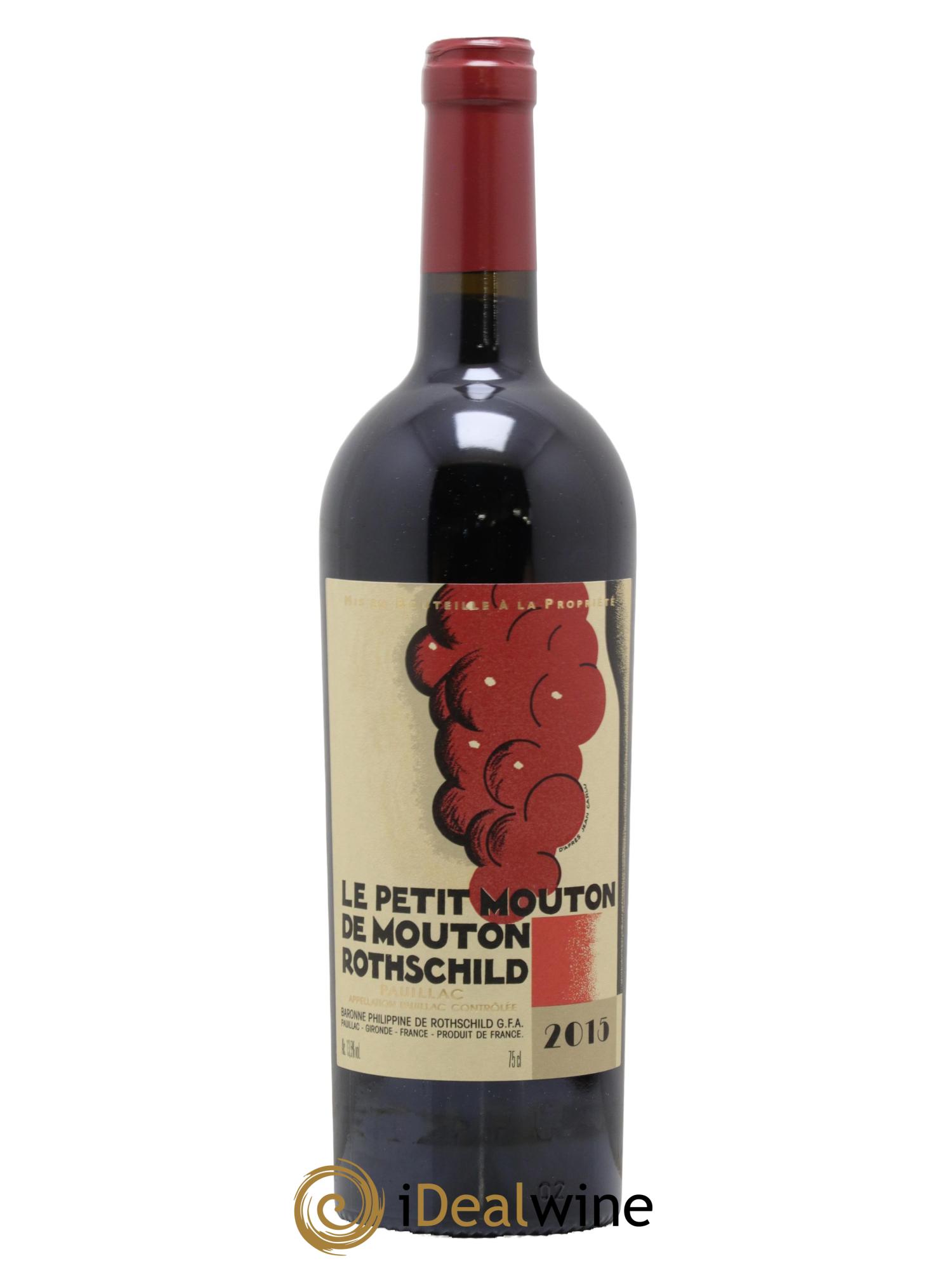 Petit Mouton Second Vin 2015 - Lot de 1 bouteille - 0