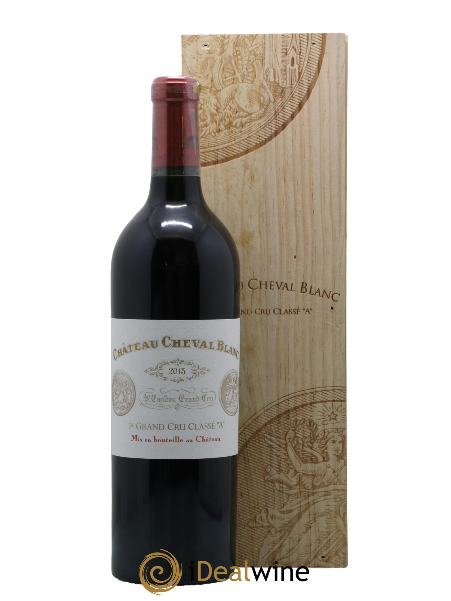 Château Cheval Blanc 1er Grand Cru Classé A 2015 - Lot de 1 bouteille - 0