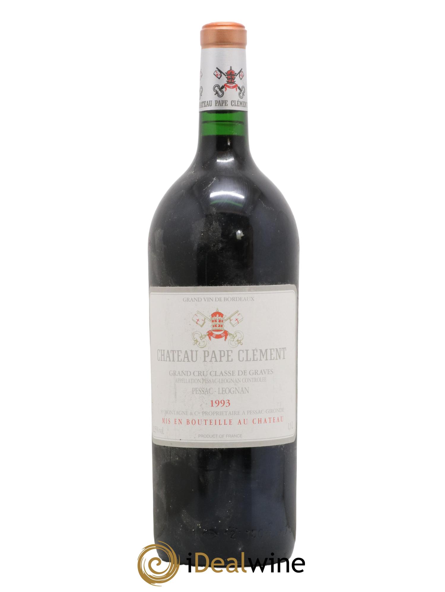 Château Pape Clément Cru Classé de Graves 1993 - Lot de 1 magnum - 0