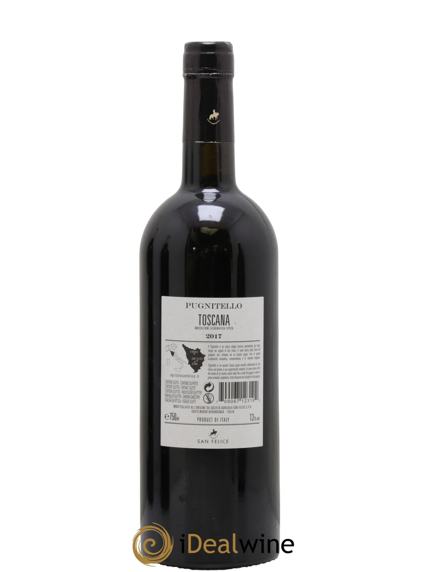 Toscana IGT Pugnitello San Felice 2017 - Lot de 1 bouteille - 1