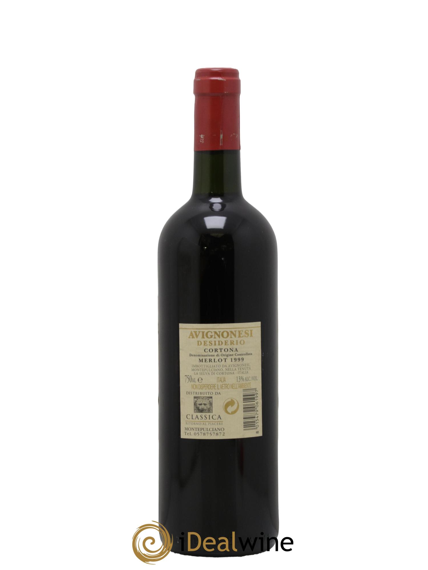 Toscana IGT Avignonesi Desiderio 1999 - Lot de 1 bouteille - 1