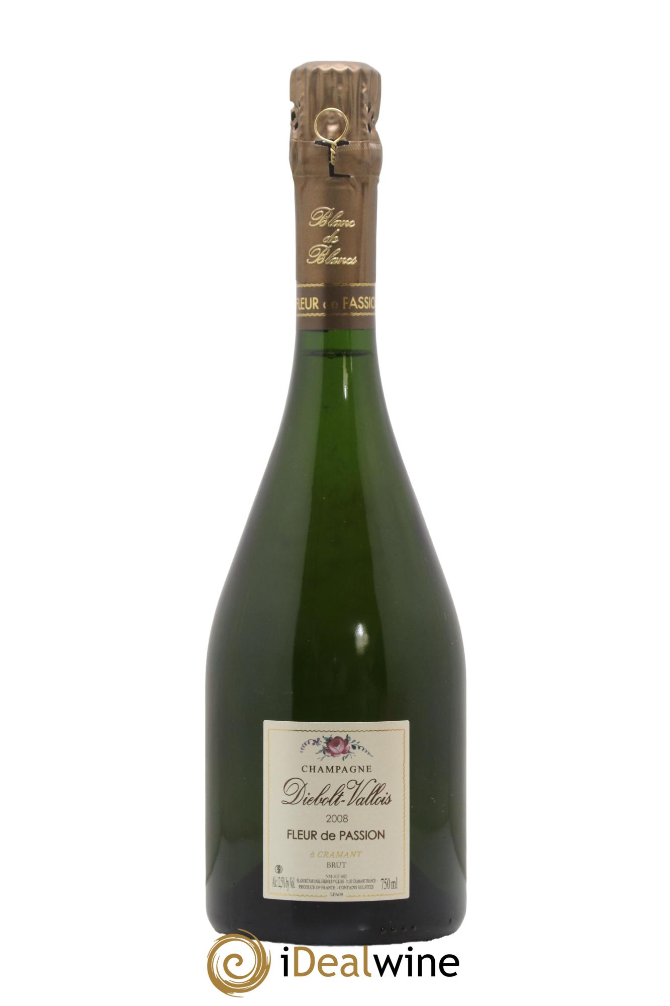 Fleur de Passion Brut Diebolt-Vallois 2008 - Lot de 1 bouteille - 0