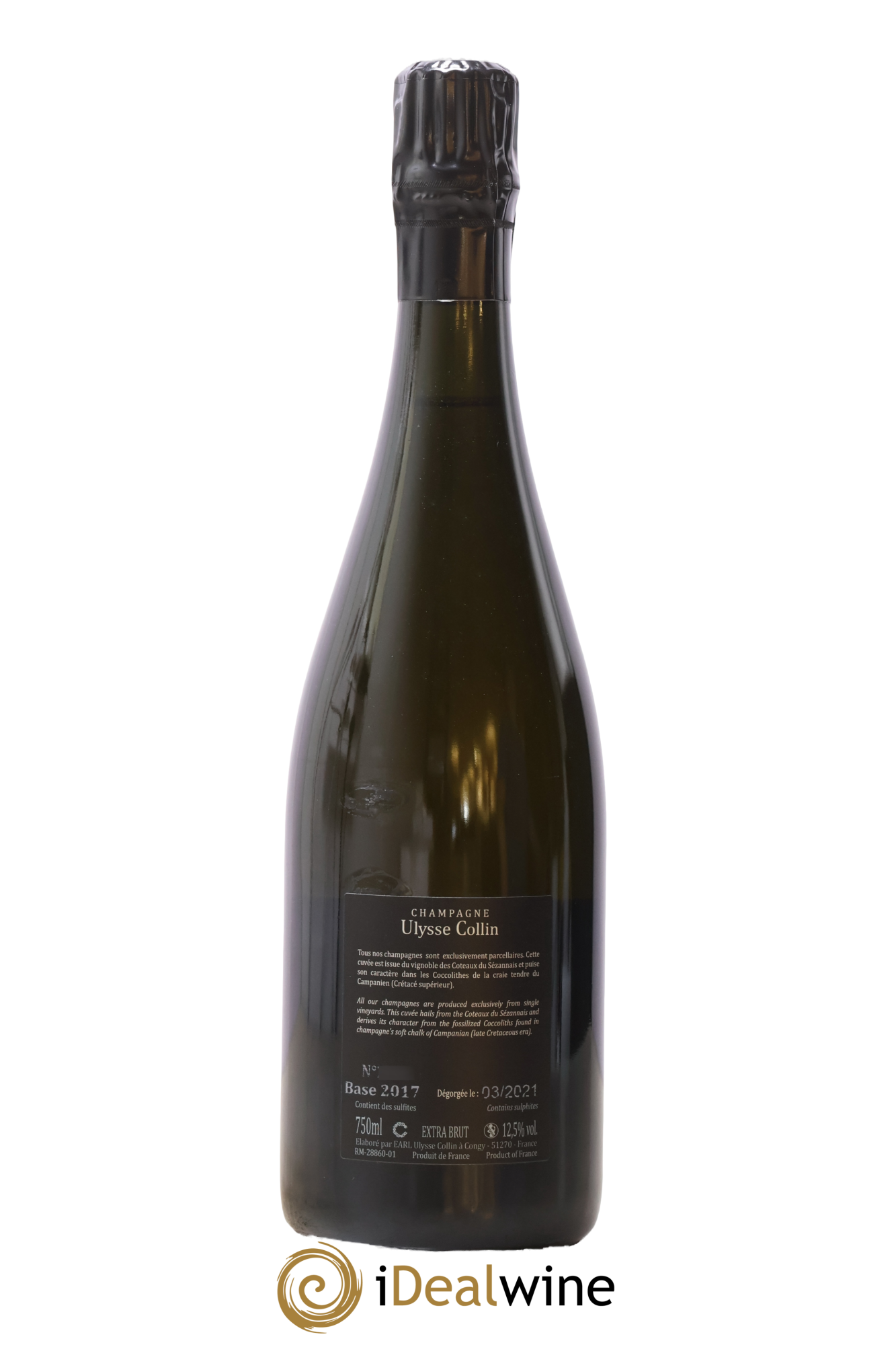 Les Maillons Blanc de Noirs Extra-Brut Ulysse Collin - Lot de 1 bouteille - 1