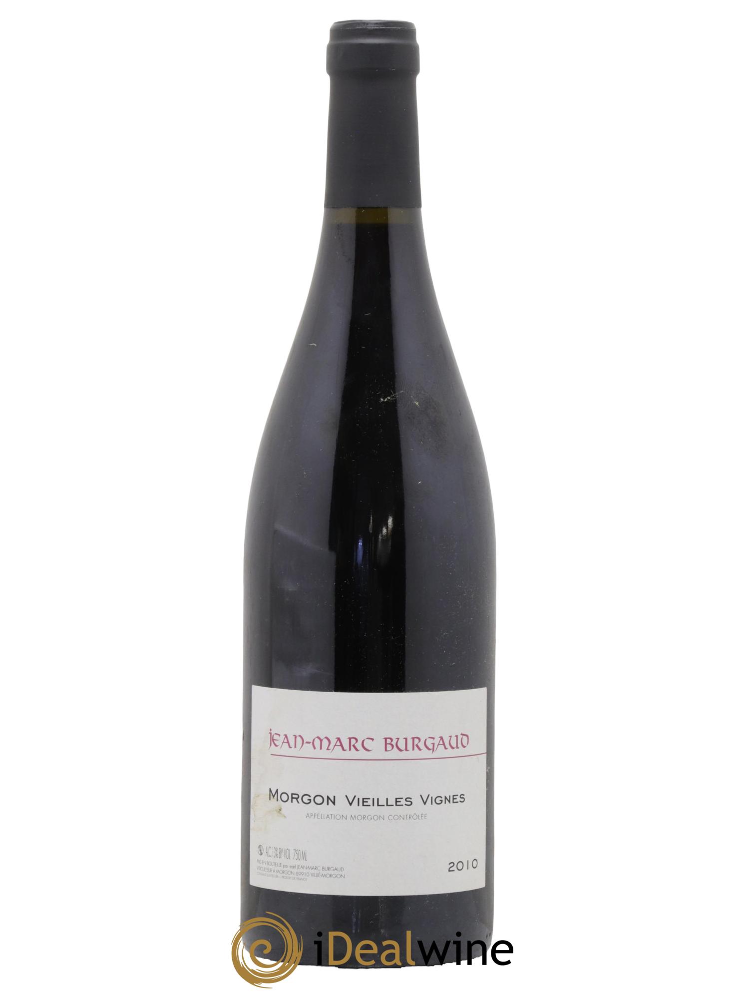Morgon Vieilles Vignes Jean-Marc Burgaud 2010 - Lot de 1 bouteille - 0