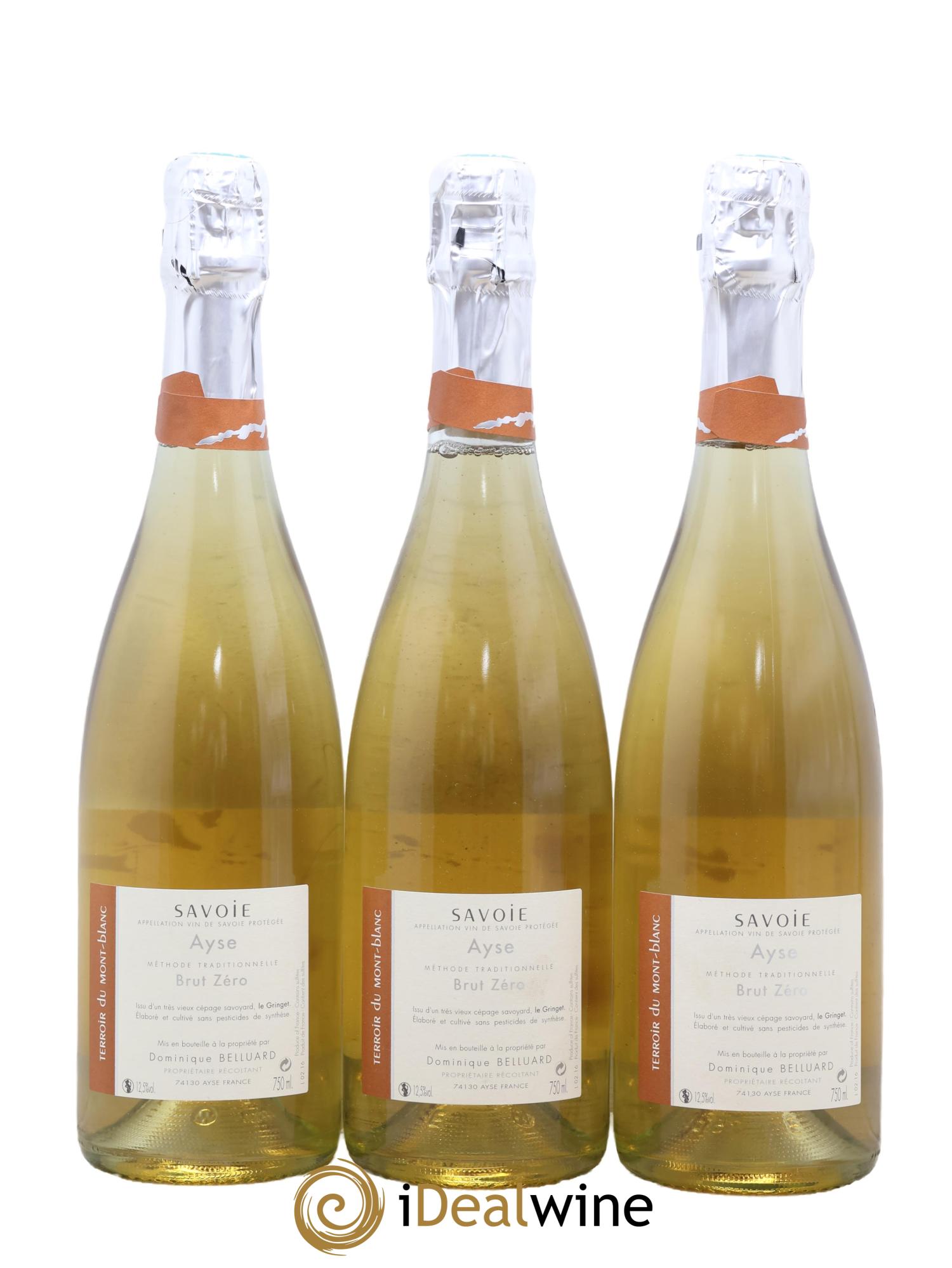 Vin de Savoie Ayse - Mont Blanc Domaine Belluard 2016 - Lot de 3 bouteilles - 1
