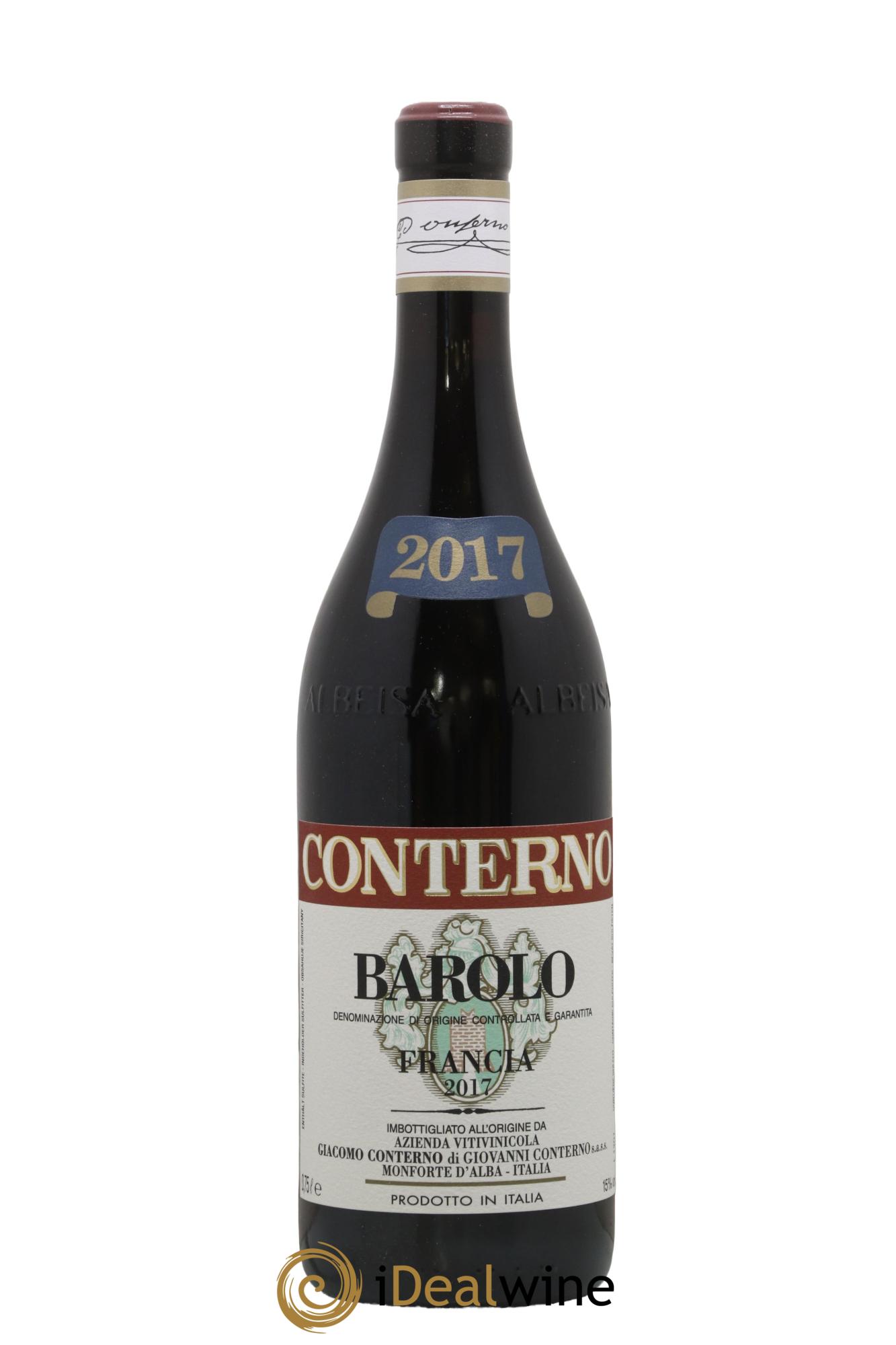 Barbera d'Alba DOC Vigna Francia Giacomo Conterno 2017 - Lot of 1 bottle - 0