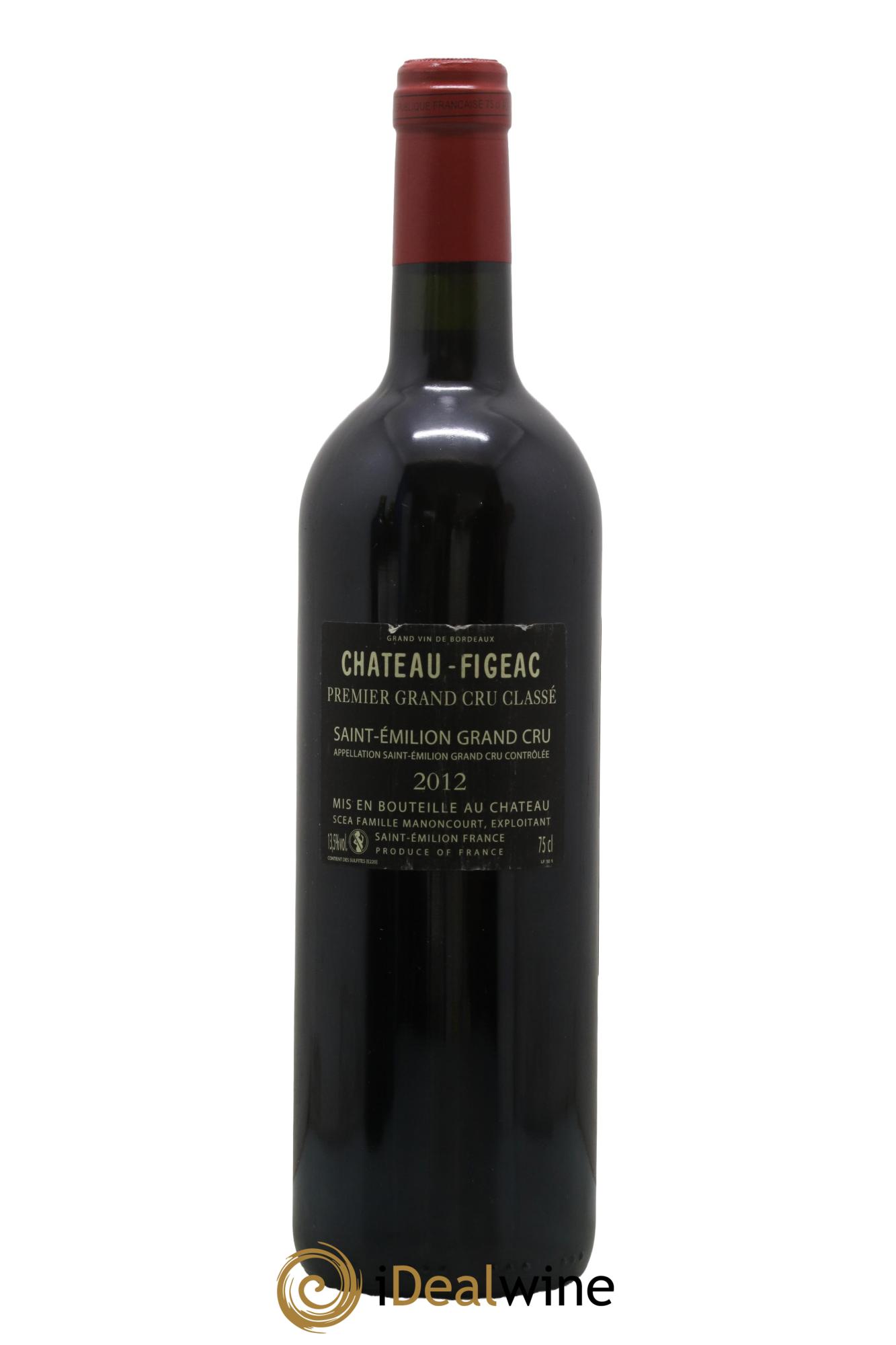 Château Figeac 1er Grand Cru Classé A 2012 - Lotto di 1 bottiglia - 1